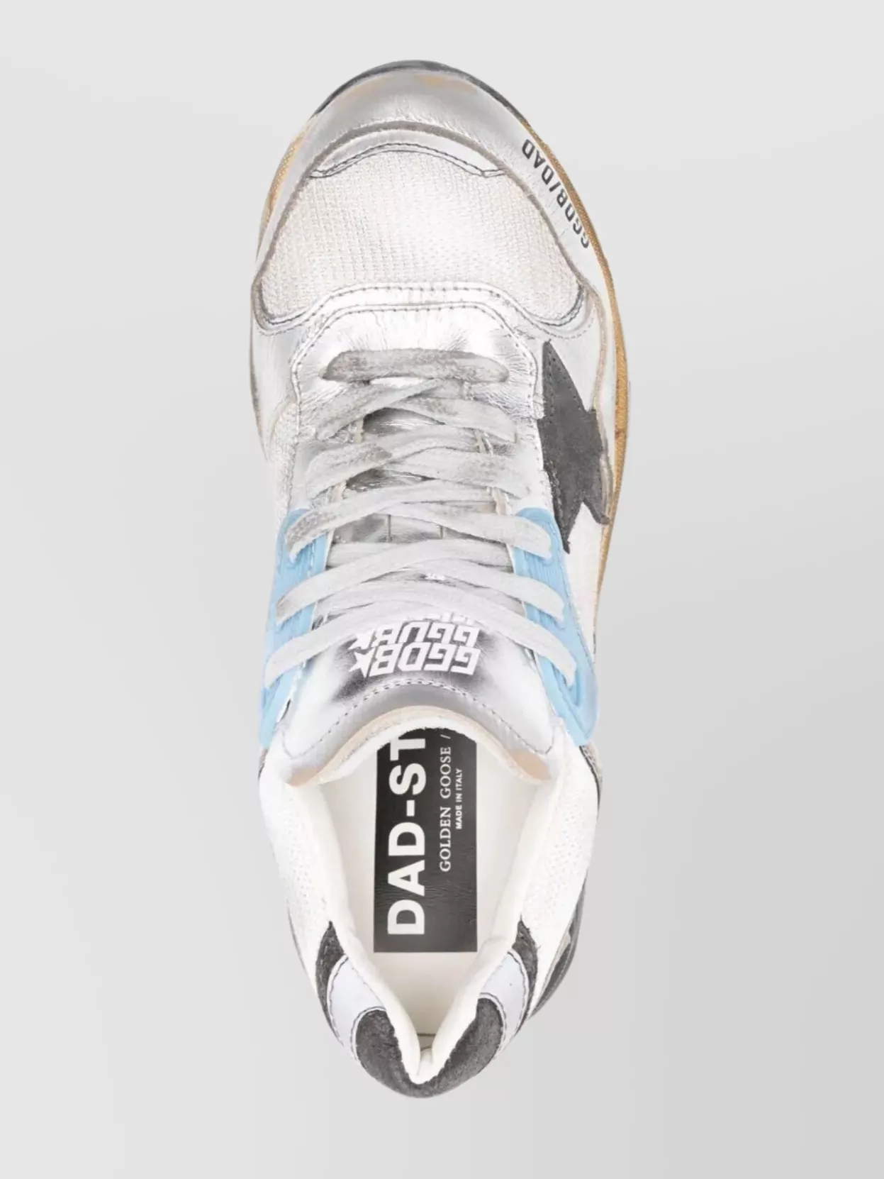 Golden Goose Metallic Star Detail Low Top Sneakers In Multi