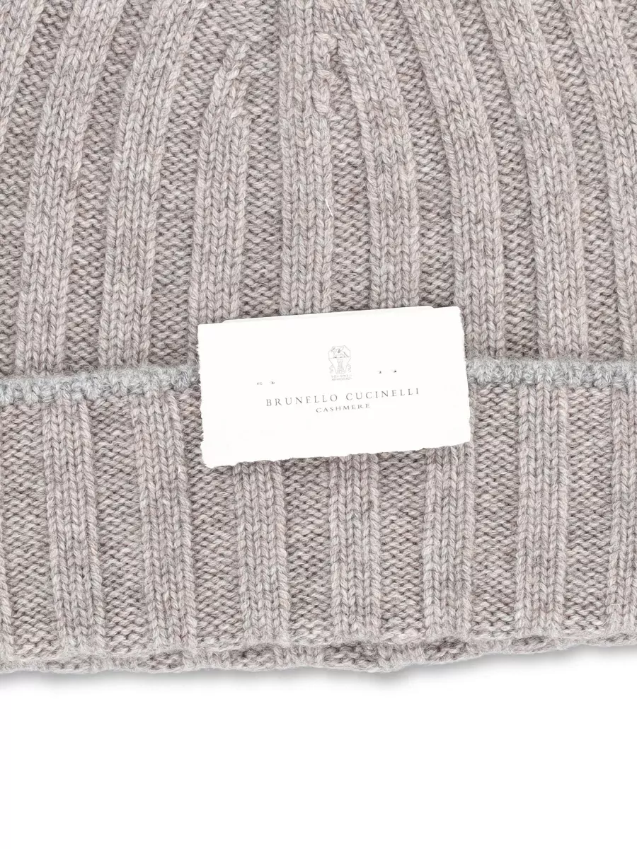 Brunello Cucinelli Ribbed Cashmere Beanie