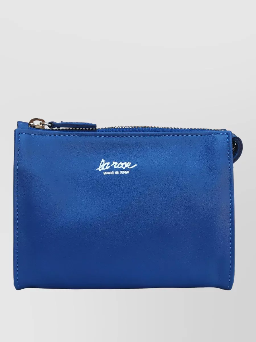 La Rose leather makeup bag