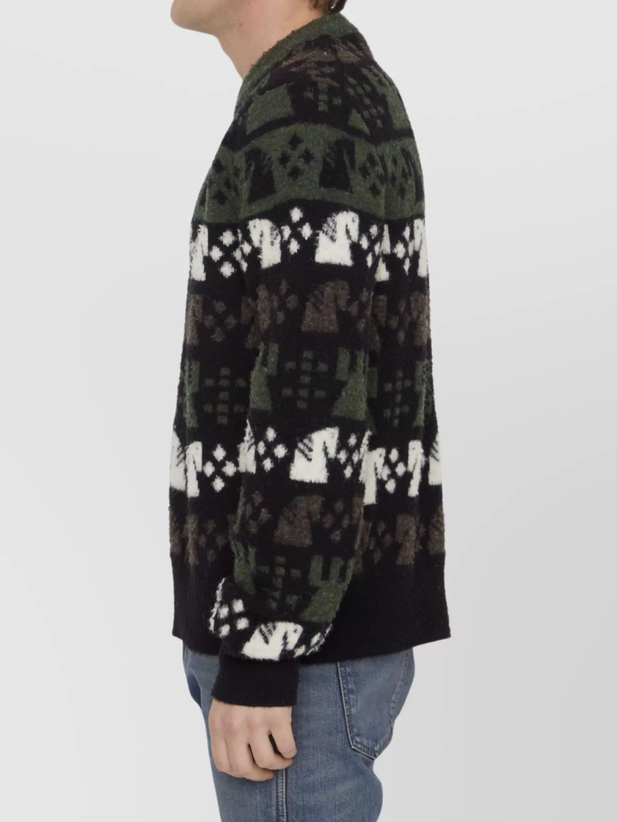 Burberry Chess Pattern Crewneck Sweater