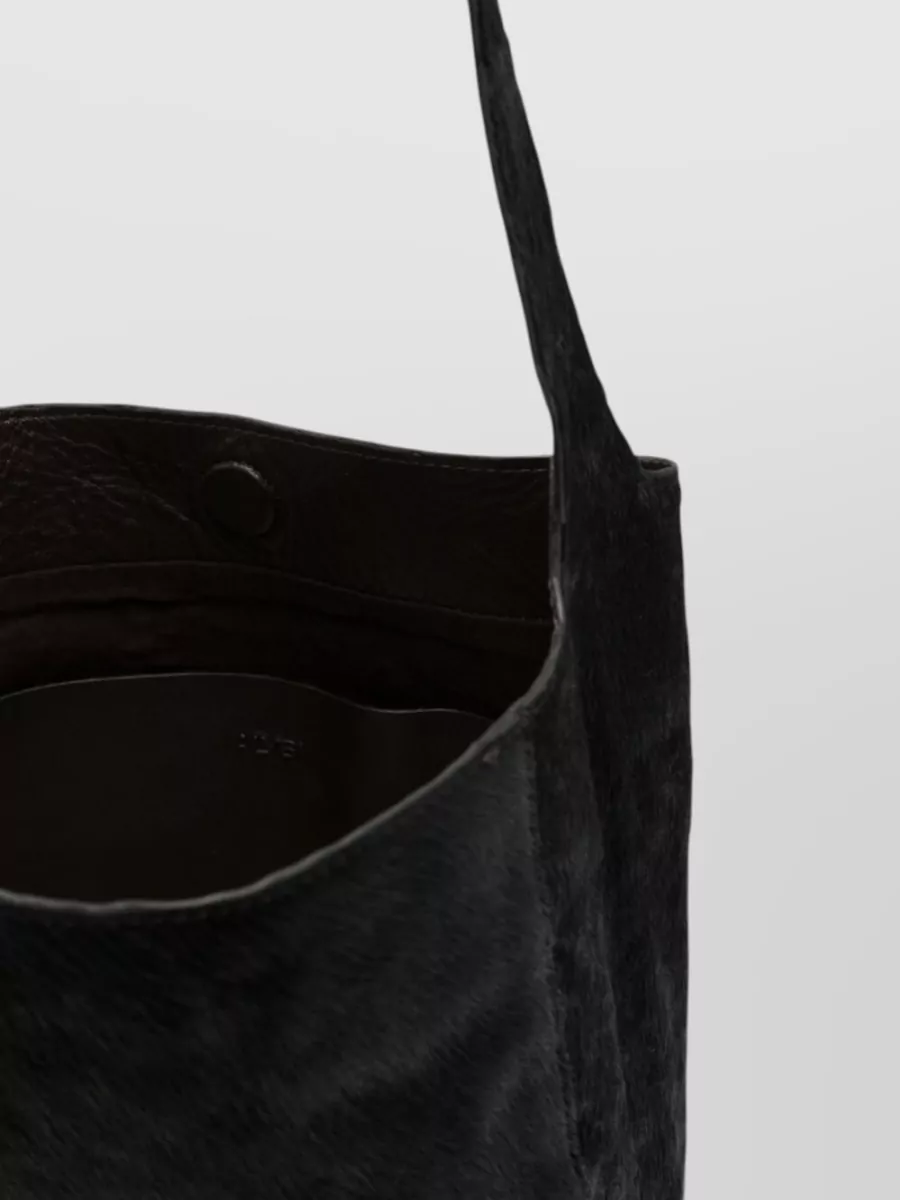 Alysi Calf Hair Leather Bucket Bag