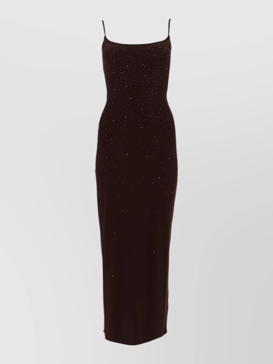 Mc2 Saint Barth crystal-embellished maxi dress