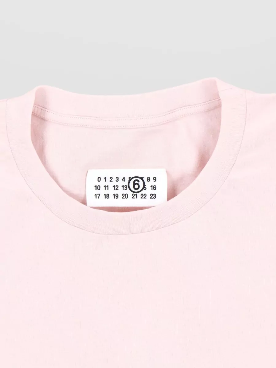 Mm6 Maison Margiela Cotton Knee-Length Short-Sleeve T-Shirt Dress