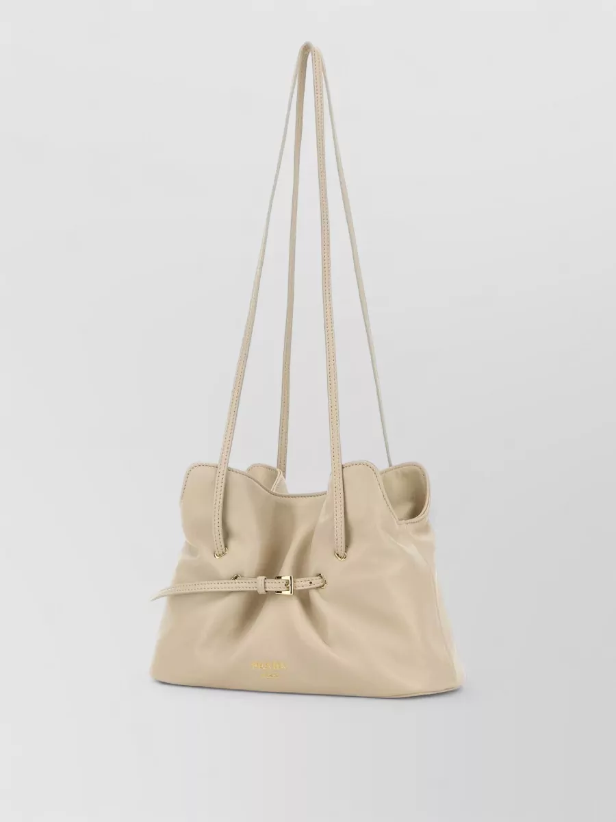 Prada Na Nappa Leather Shoulder Bag