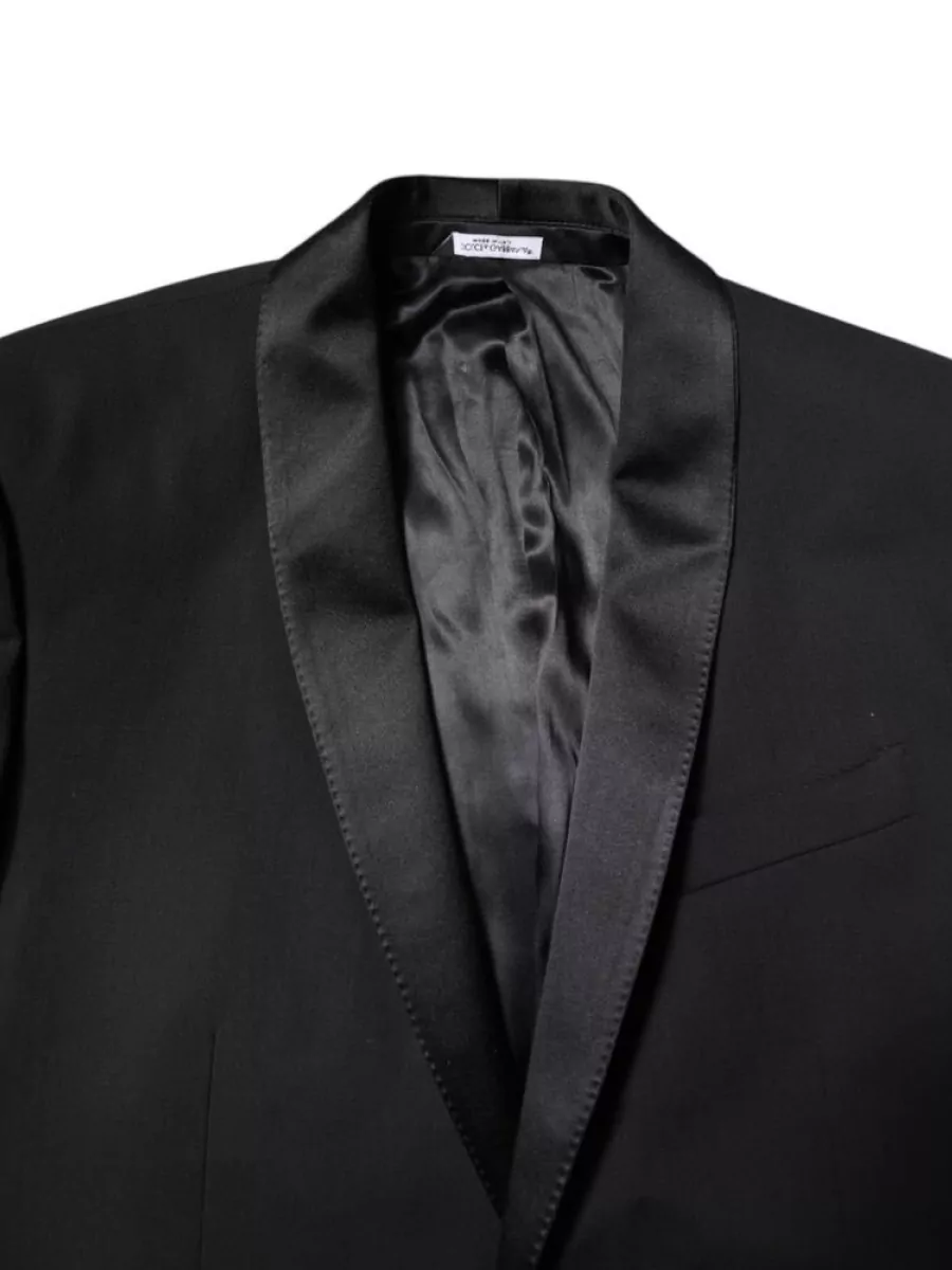 Dolce&Gabbana Wool Silk Single Breasted Coat