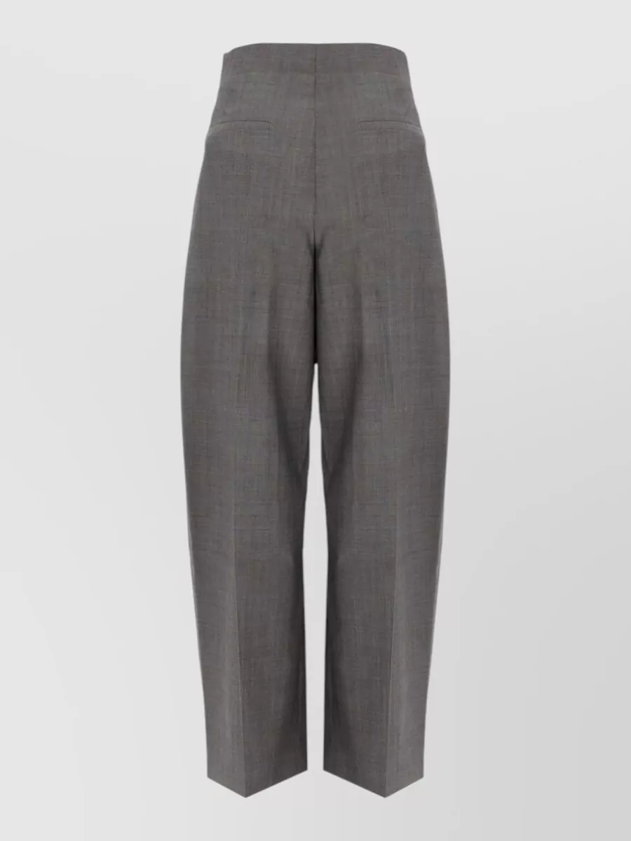 Studio Nicholson Virgin Wool Carrot-Leg Suit Trousers