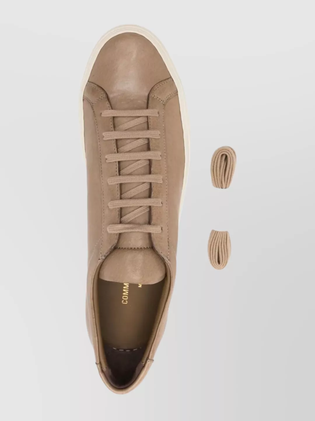 Common Projects Sneakers With Contrast Sole And Round Toe
