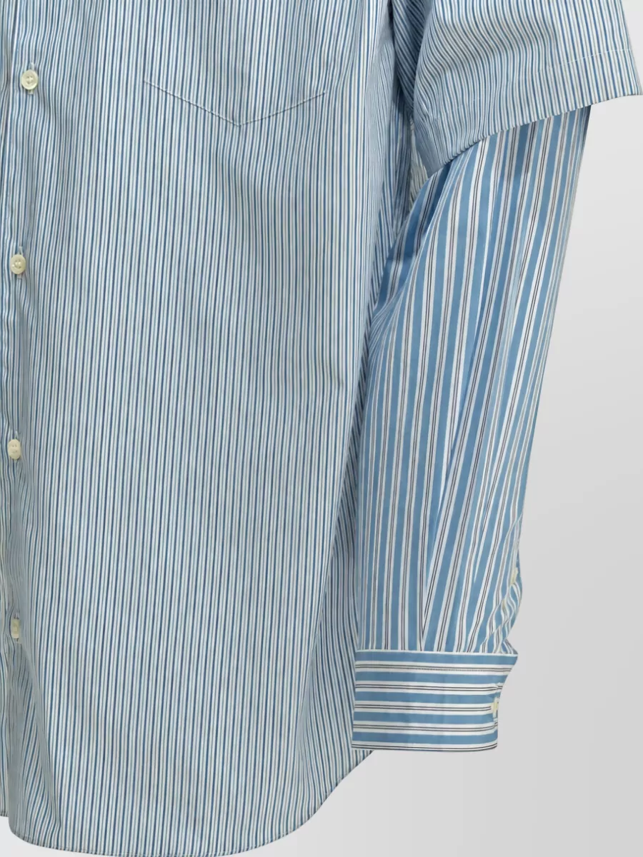 Comme Des Garçons Striped Cotton T-Shirt