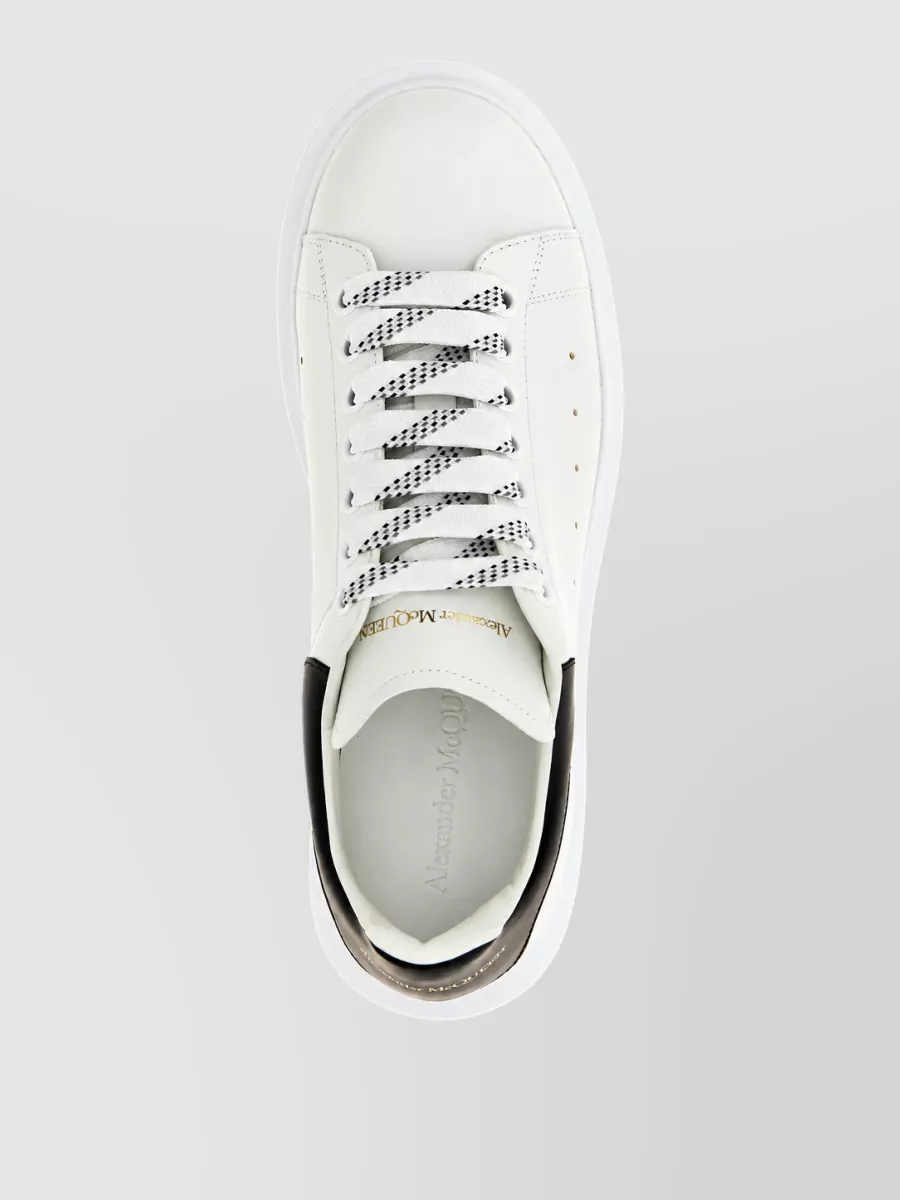 Mc Queen Leather Low-Top Sneakers