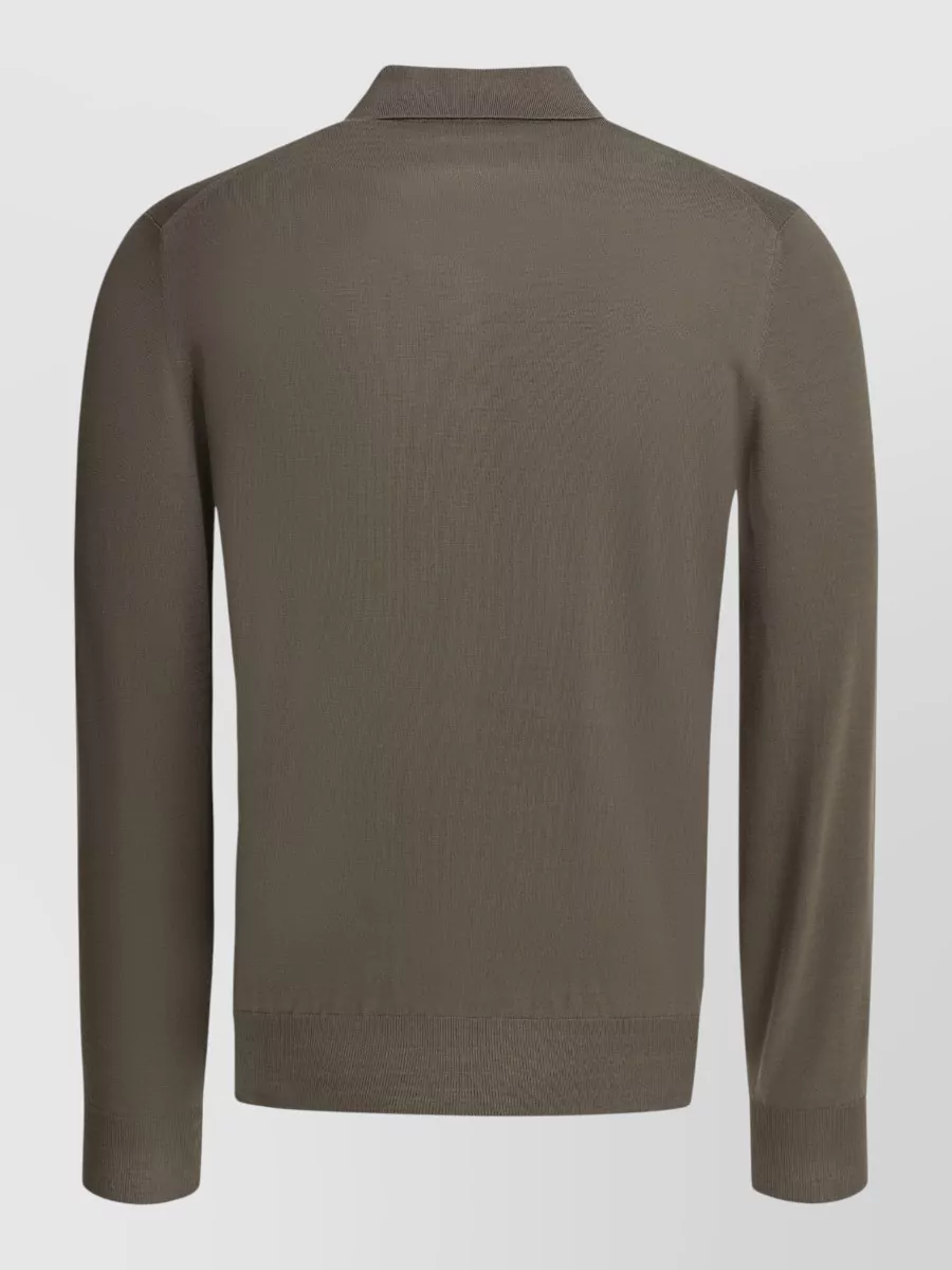 Brunello Cucinelli Cotton Long-Sleeve Polo Shirt