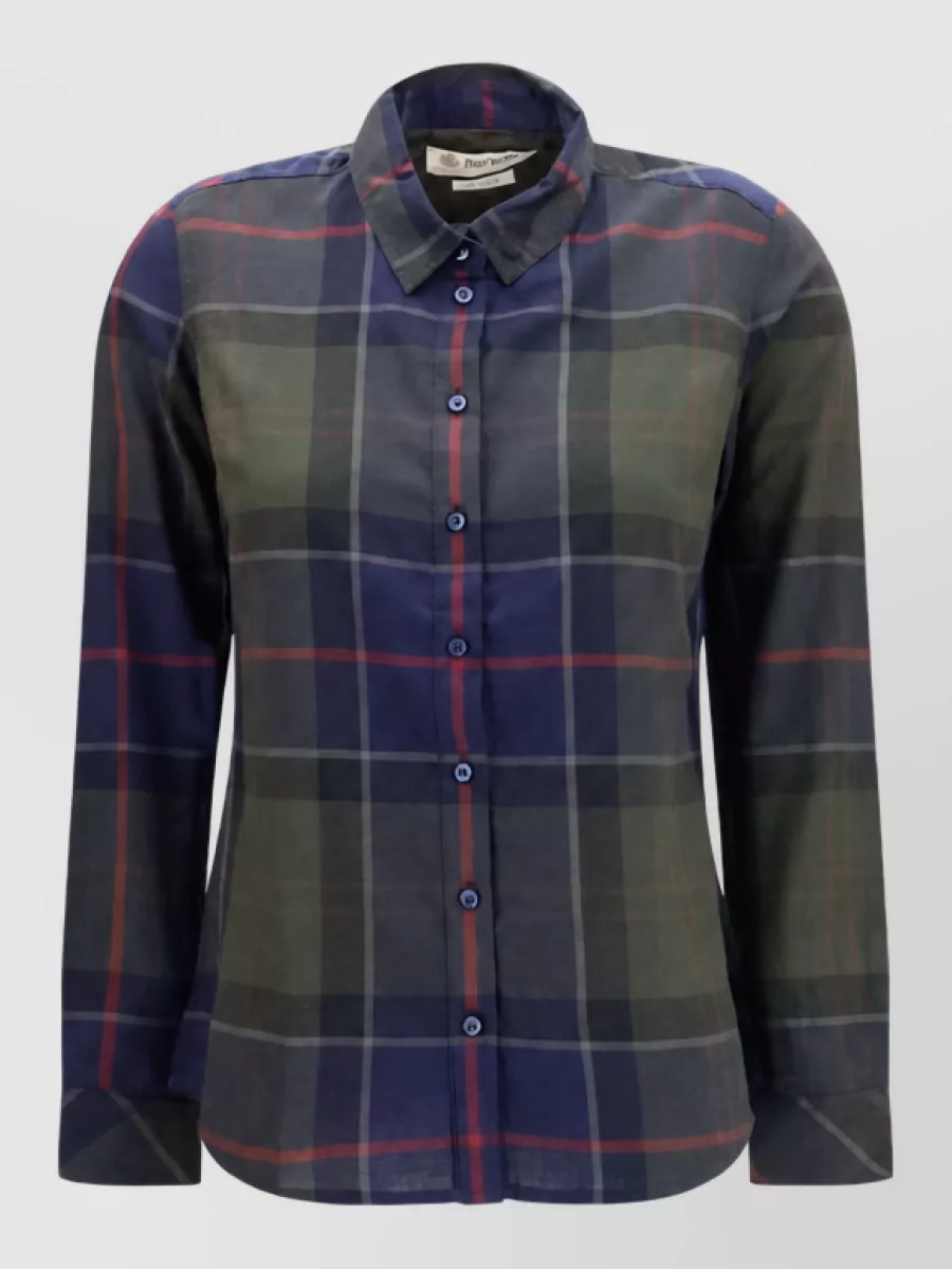 Barbour tartan long-sleeve cotton shirt