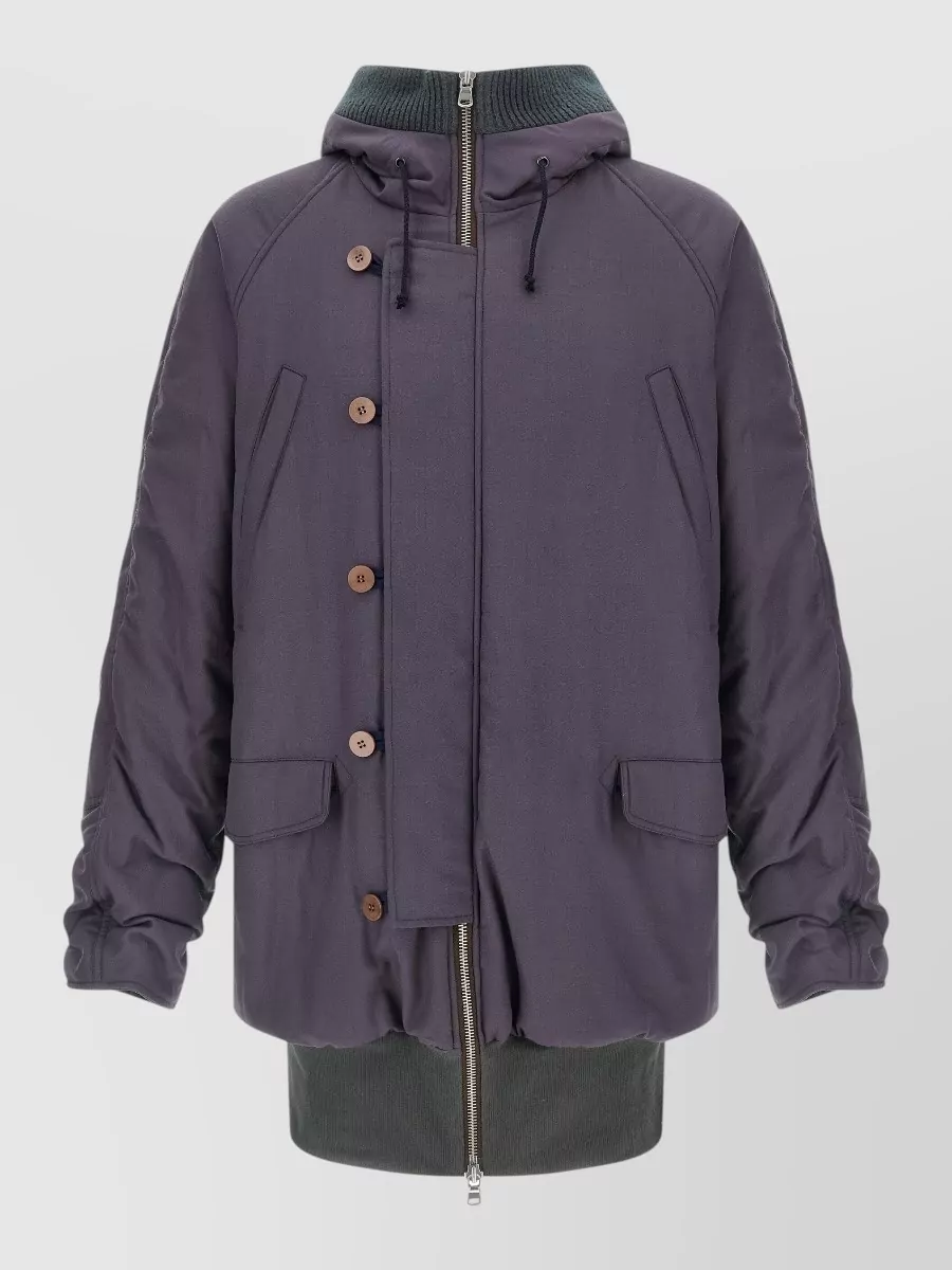 Magliano virgin wool hooded parka