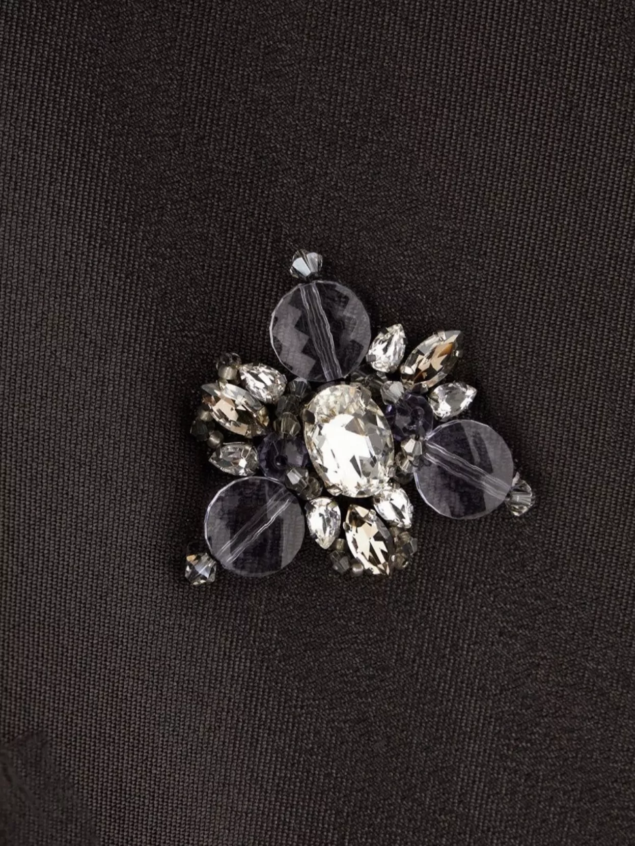 Prada Embellished Floral Knee-Length Satin Skirt