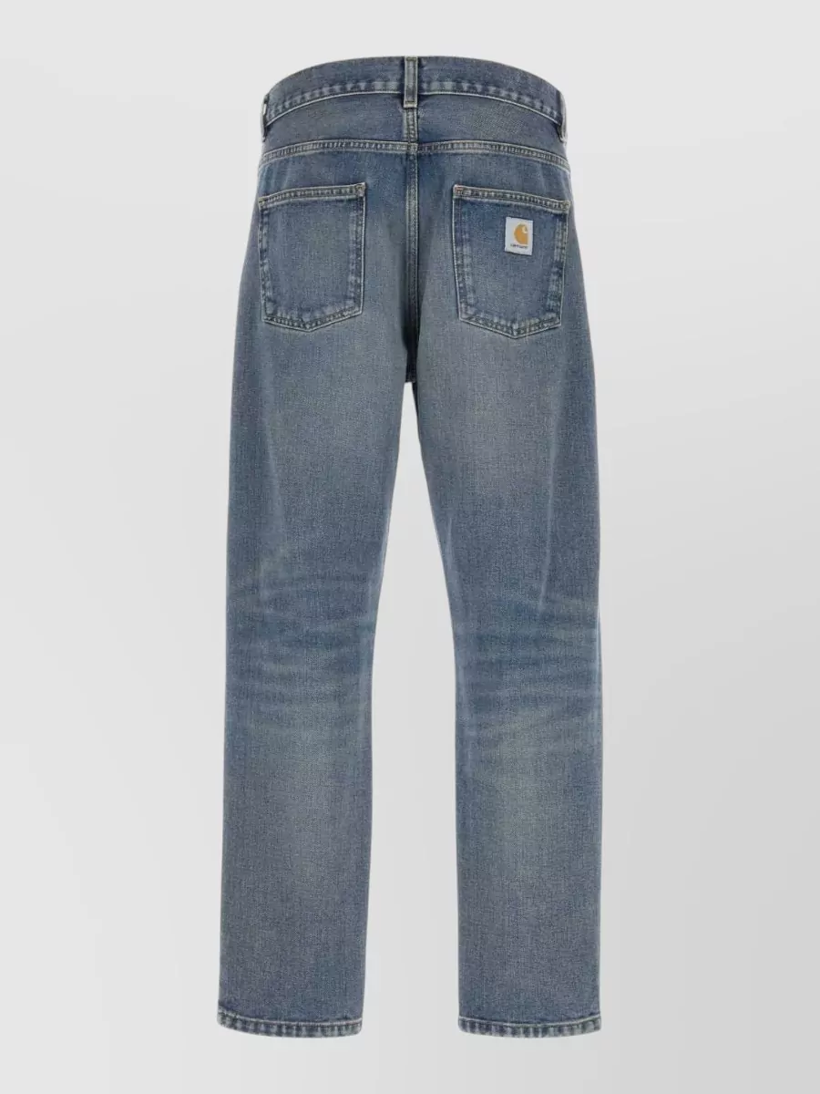 Carhartt Wip Five-Pocket Denim Trousers Featuring Belt Loops