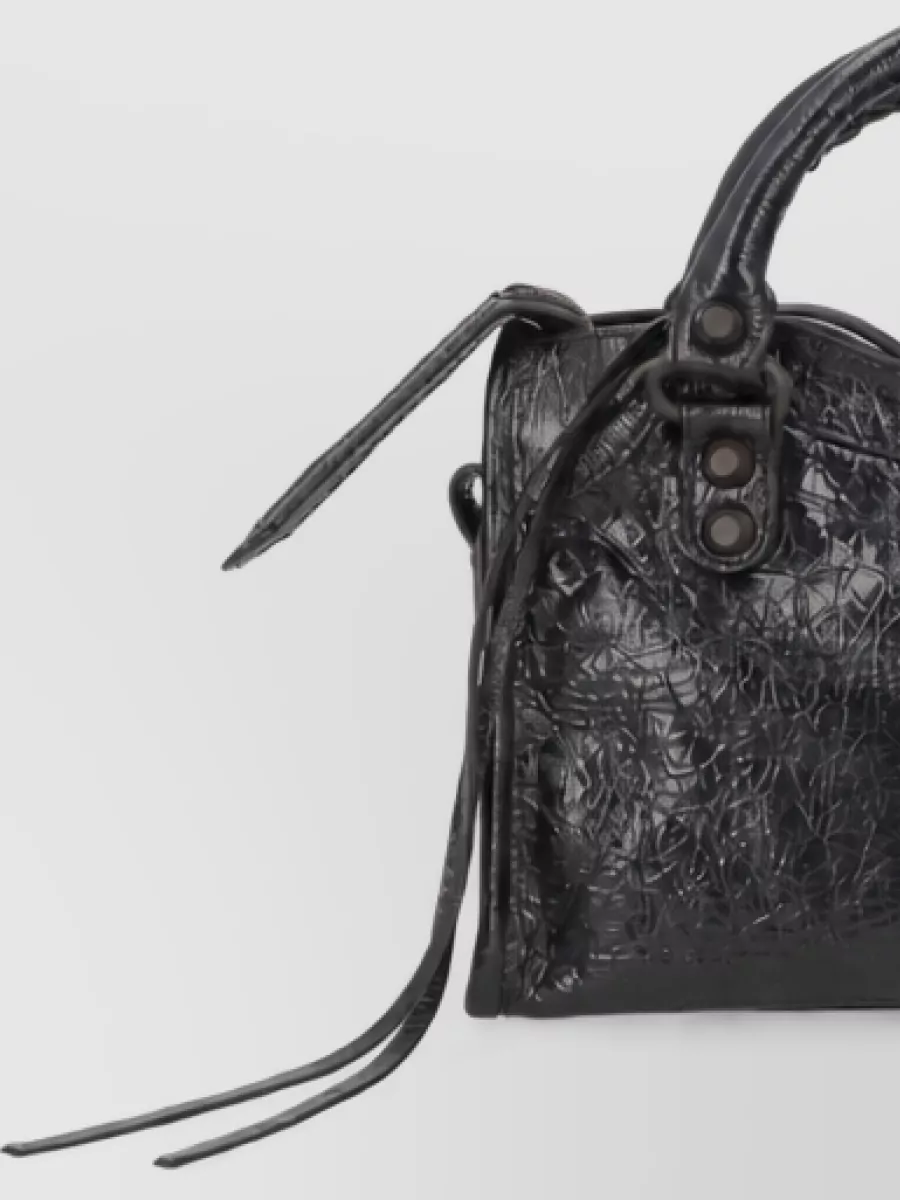 Balenciaga Le City Mini Leather Shoulder Bag