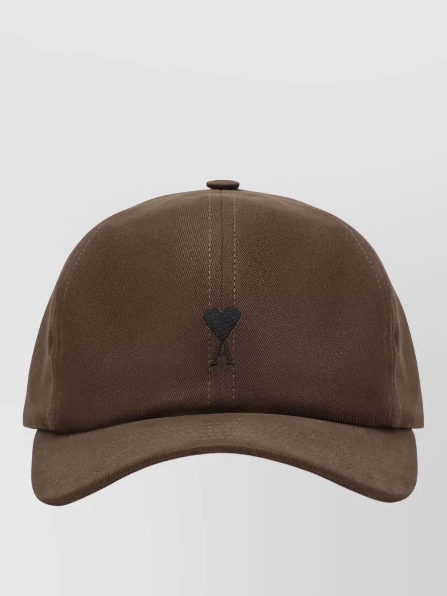 Ami Paris cotton baseball cap