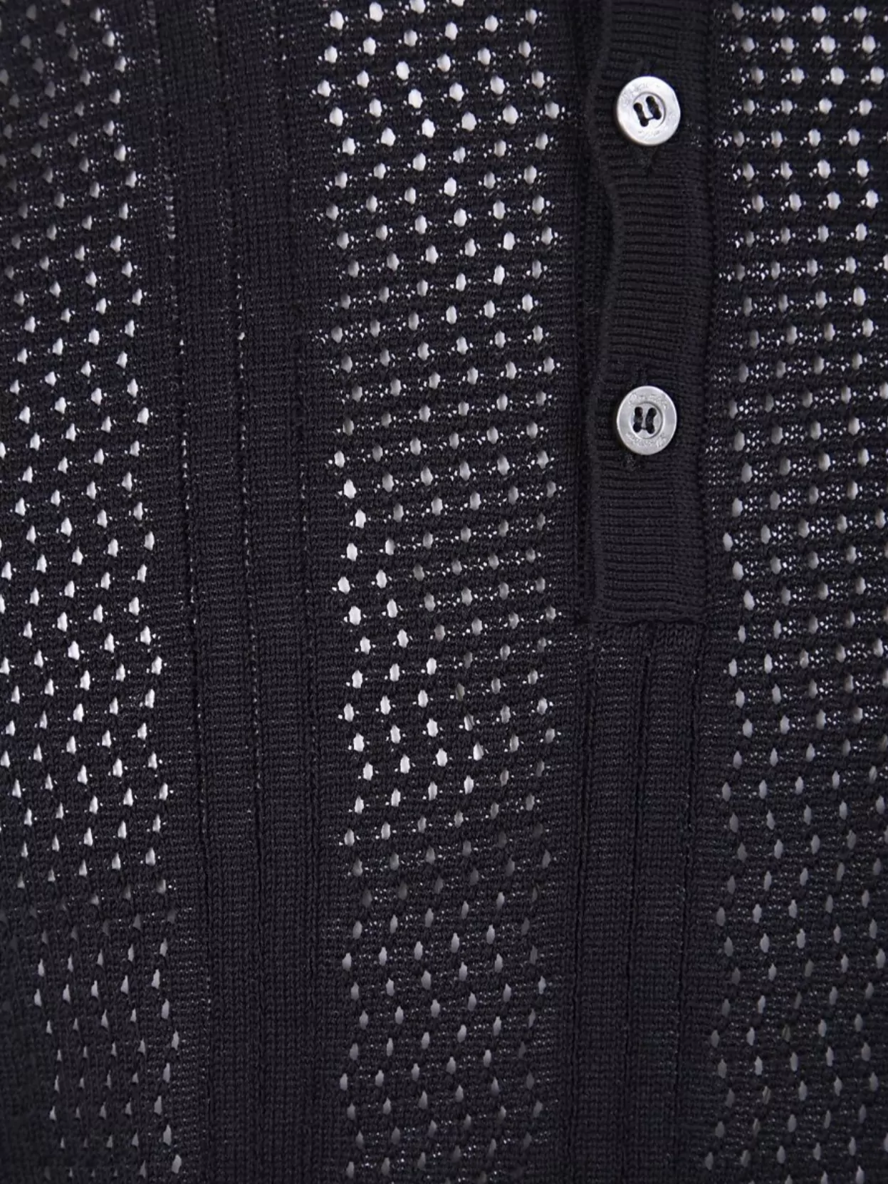 Drumohr Ribbed Collar Polo Shirt