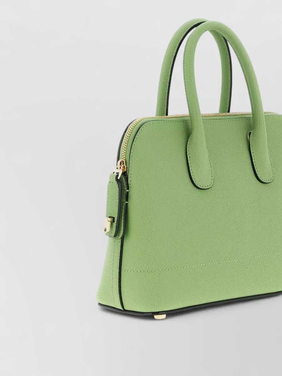 Valextra Mylogo Mini Bag Top Handle Strap