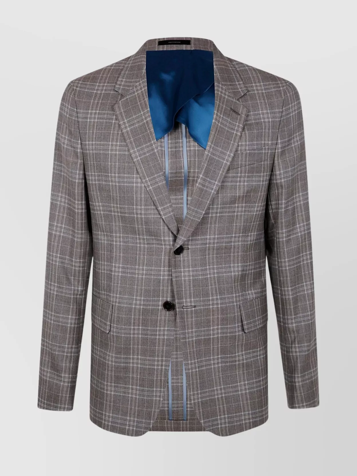 Paul Smith Checked Blazer In Gray