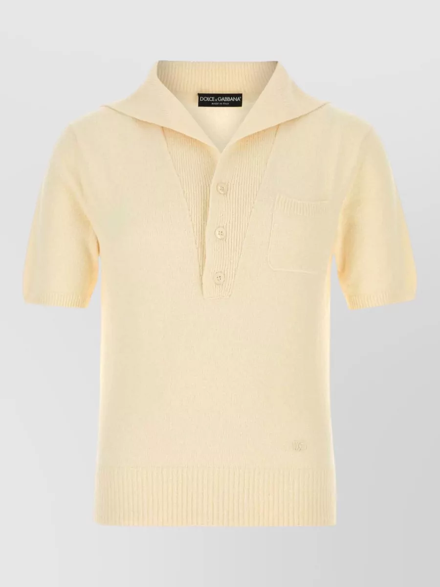 Dolce&Gabbana cotton blend polo shirt