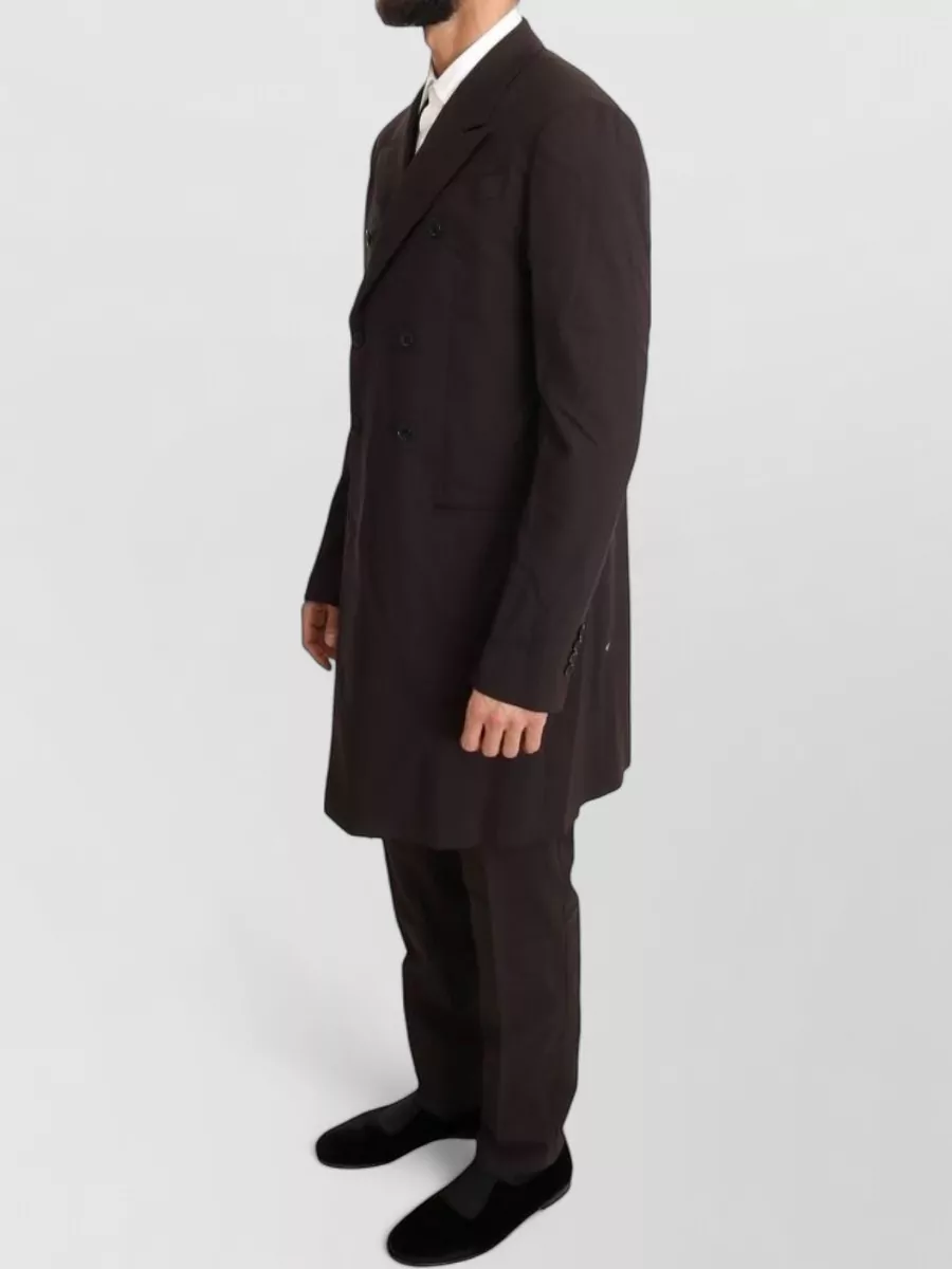Dolce&Gabbana Wool Double-Breasted Long Coat