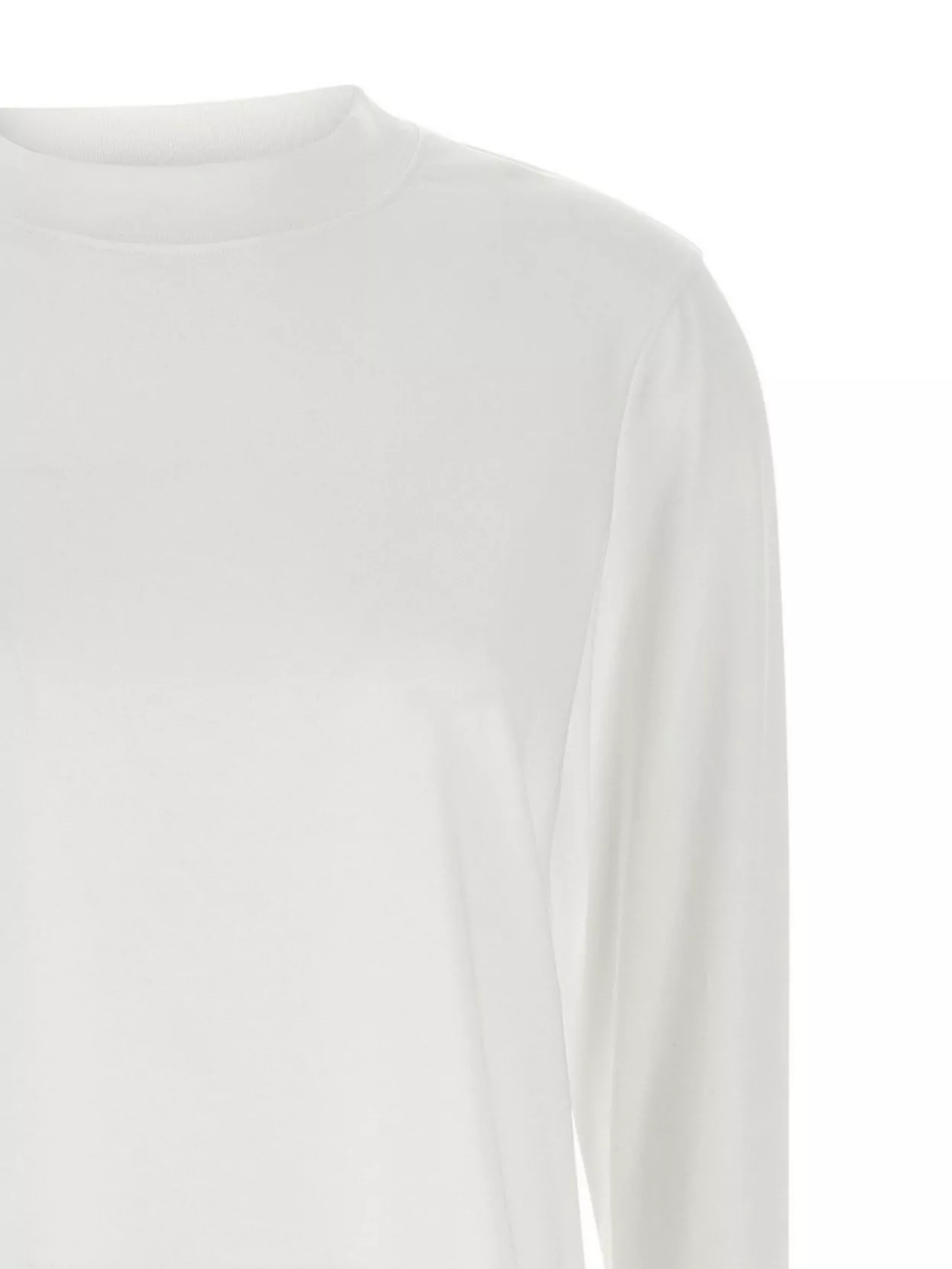 Sleeper Crew Neck Ruffled T-Shirt With Flared Cuffs