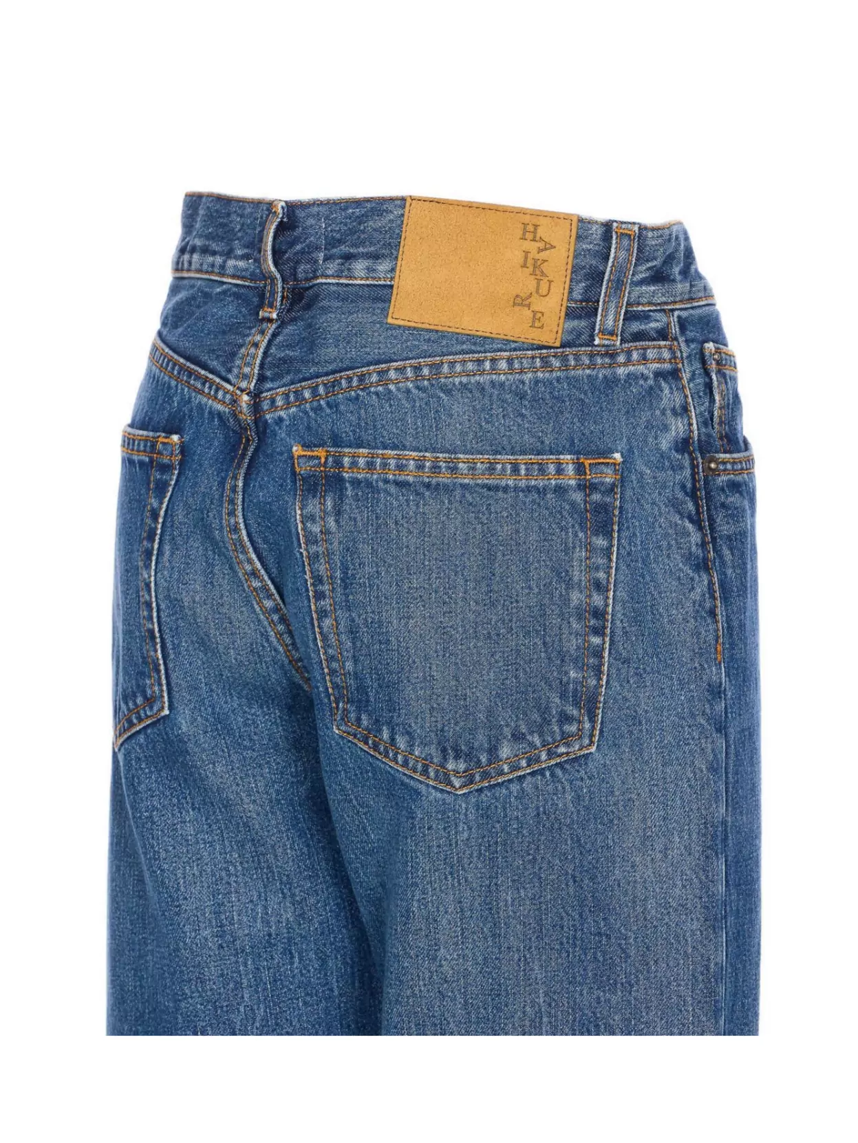Haikure Straight Fit Trousers Five-Pocket Design