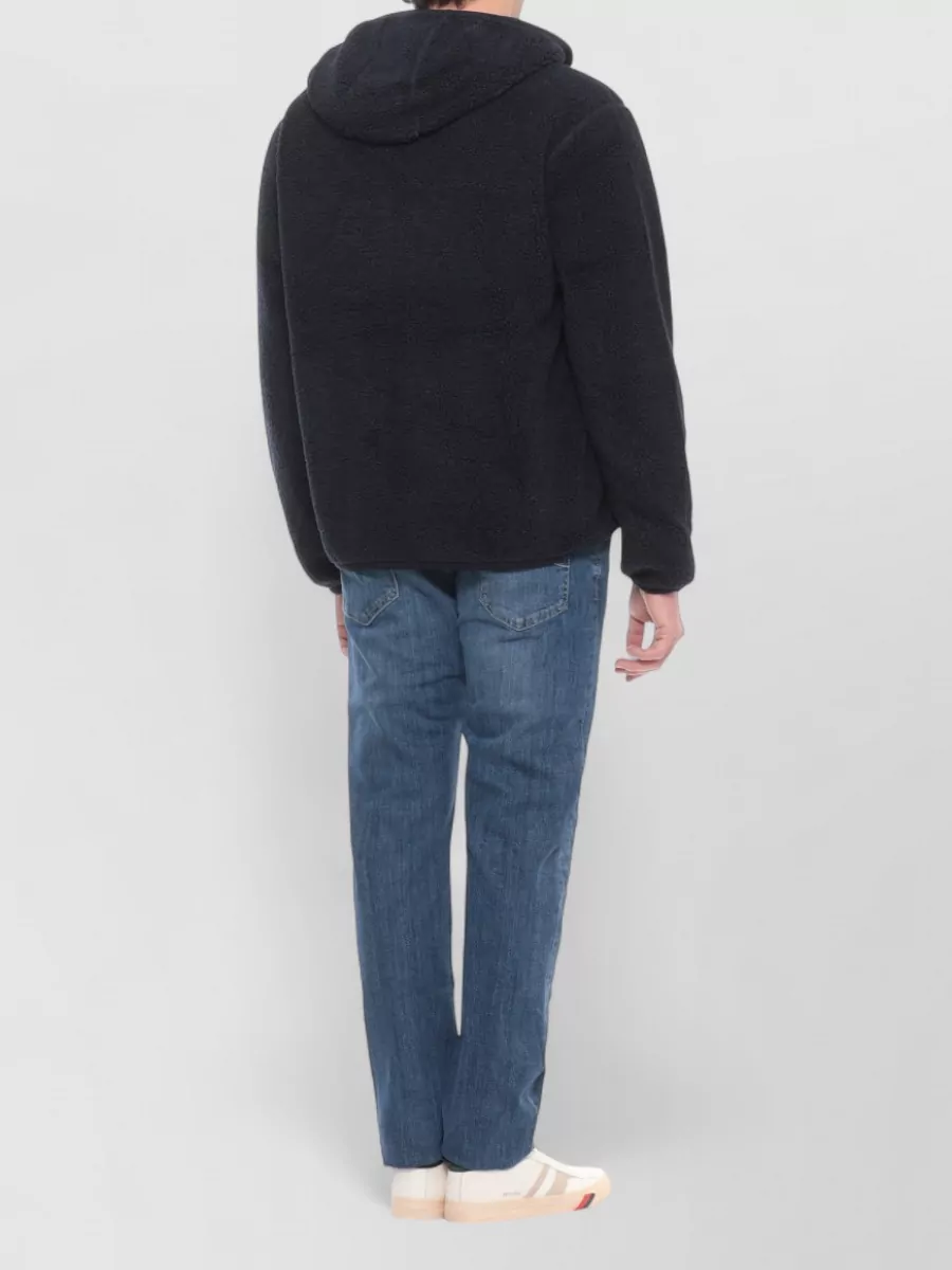 K-Way Short High Neck Reversible Hooded Jacket