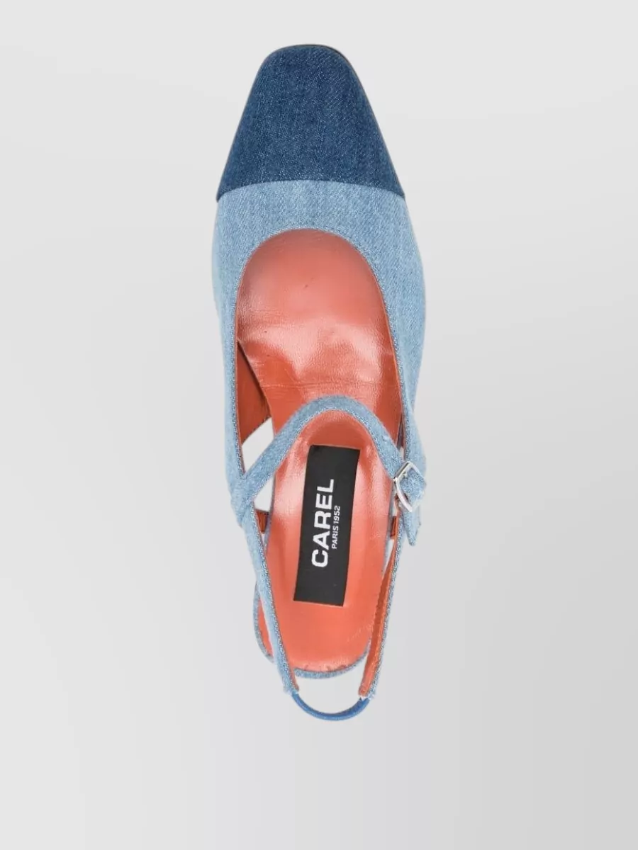 Carel Paris Cotton Slingback Mary Jane Pumps