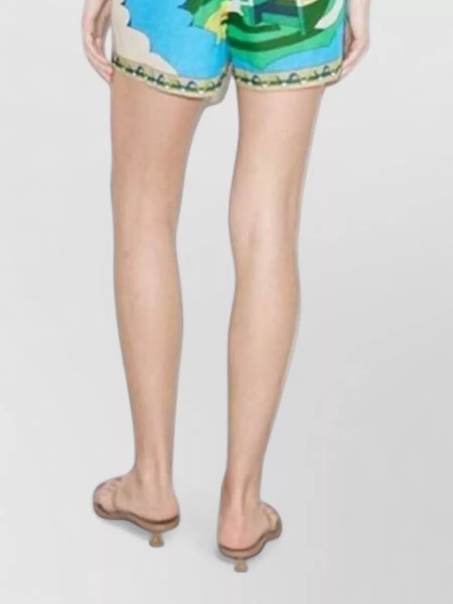 Tory Burch Cotton Printed Camp Shirt