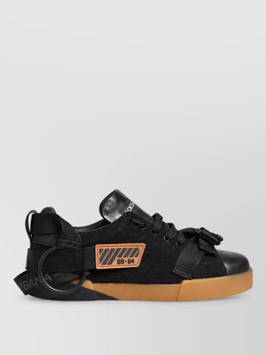 Dolce&Gabbana Leather Low-Top Sneakers