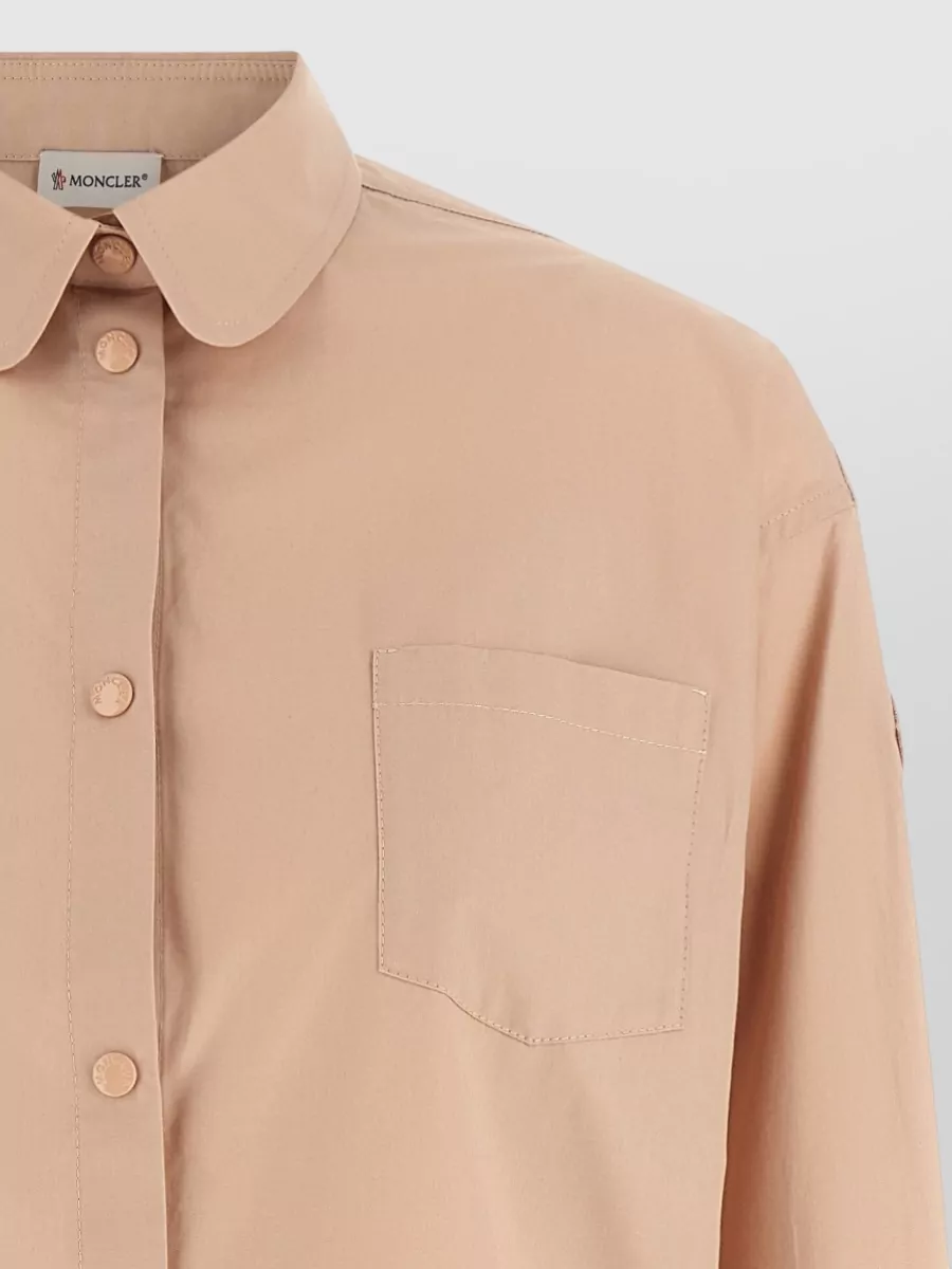 Moncler Cotton Cropped Shirt