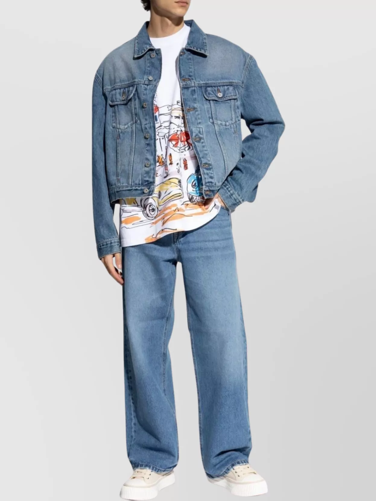 Jacquemus Denim Blazer With Straight Hem