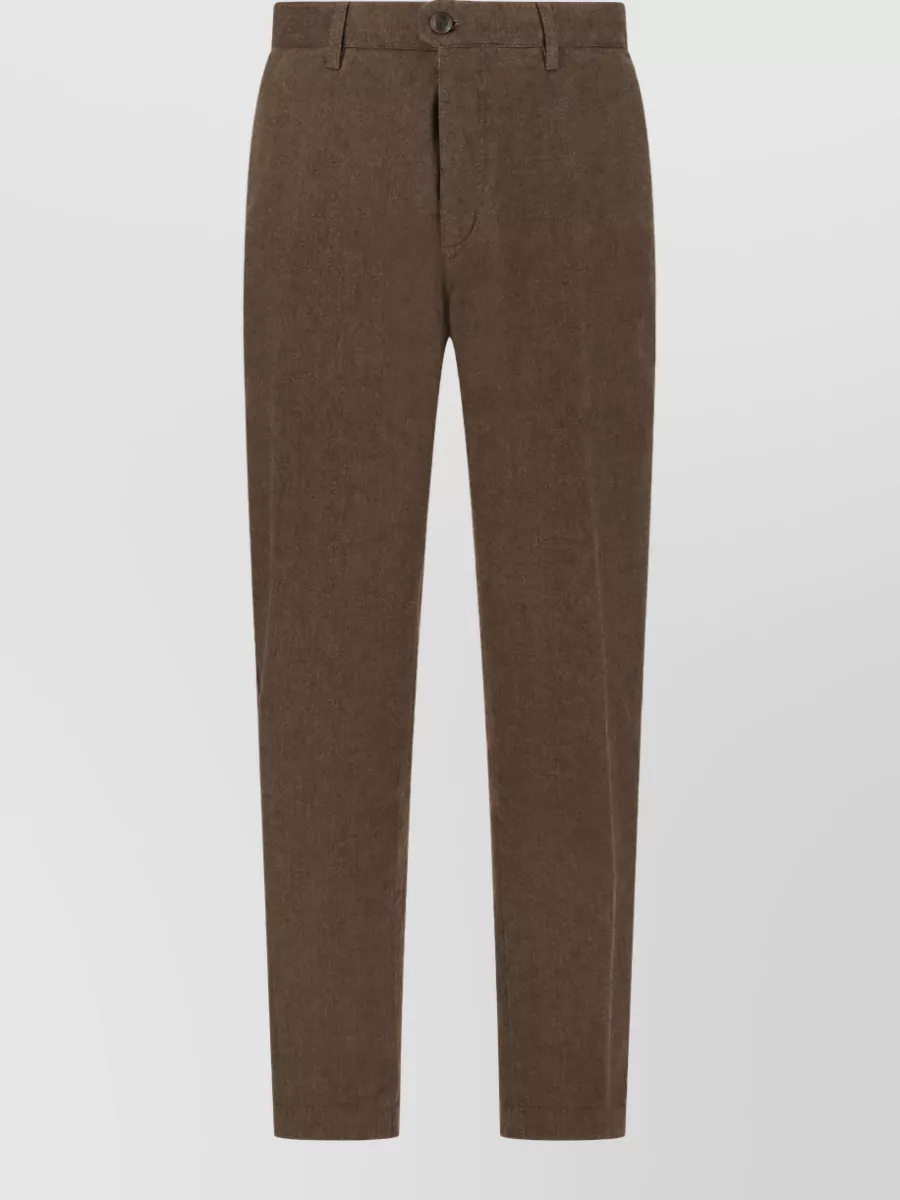 Incotex embroidered chinos