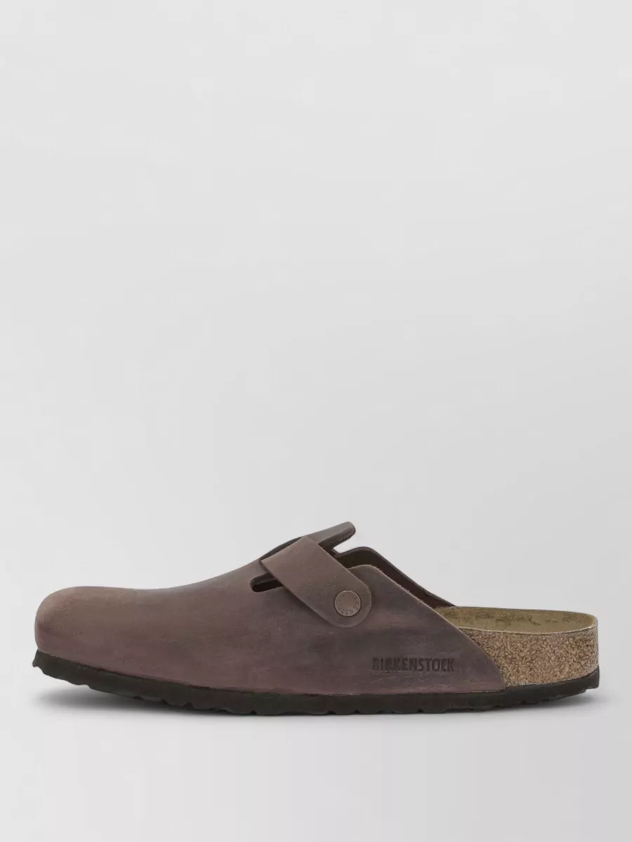 Birkenstock Leather Boston Slippers