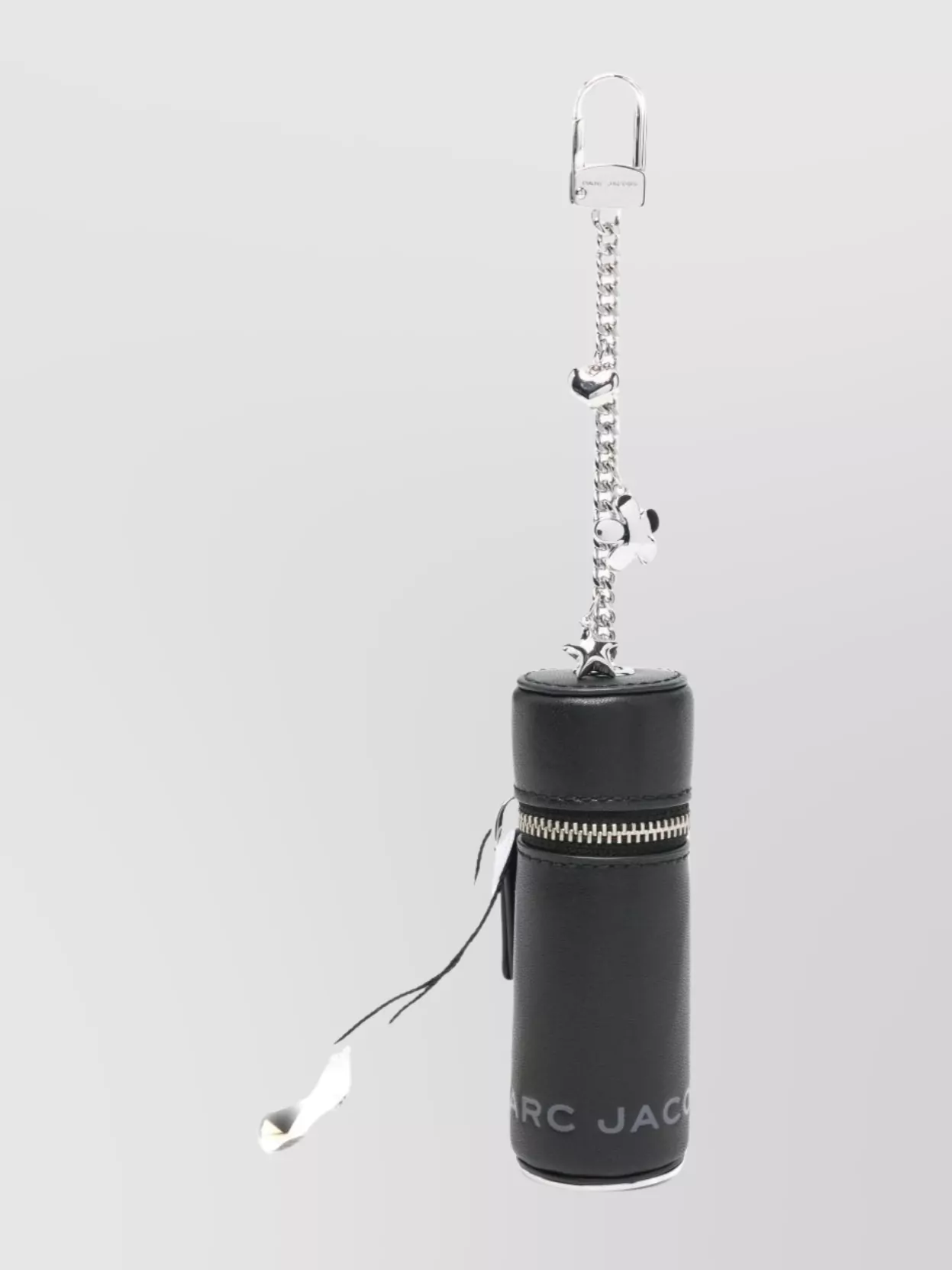 Marc Jacobs Chain Charm Keyring Lipstick Case In Black