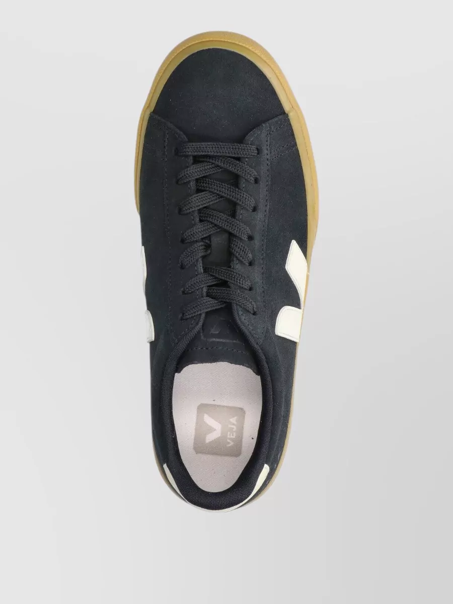 Veja Suede Low Top Lace-Up Sneakers