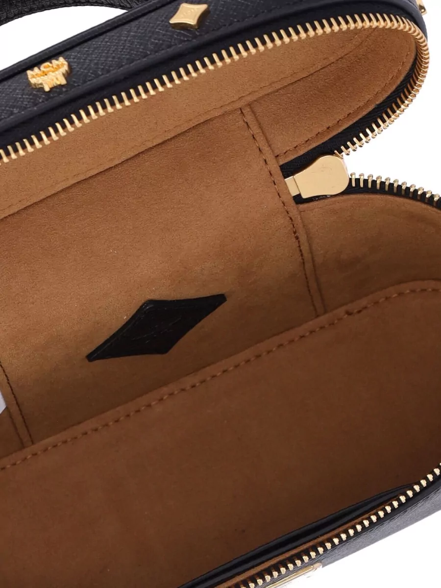 Mcm Aren Calf Leather Mini Bag