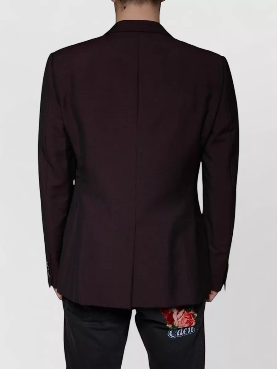 Dolce&Gabbana Single Breasted Wool Blazer