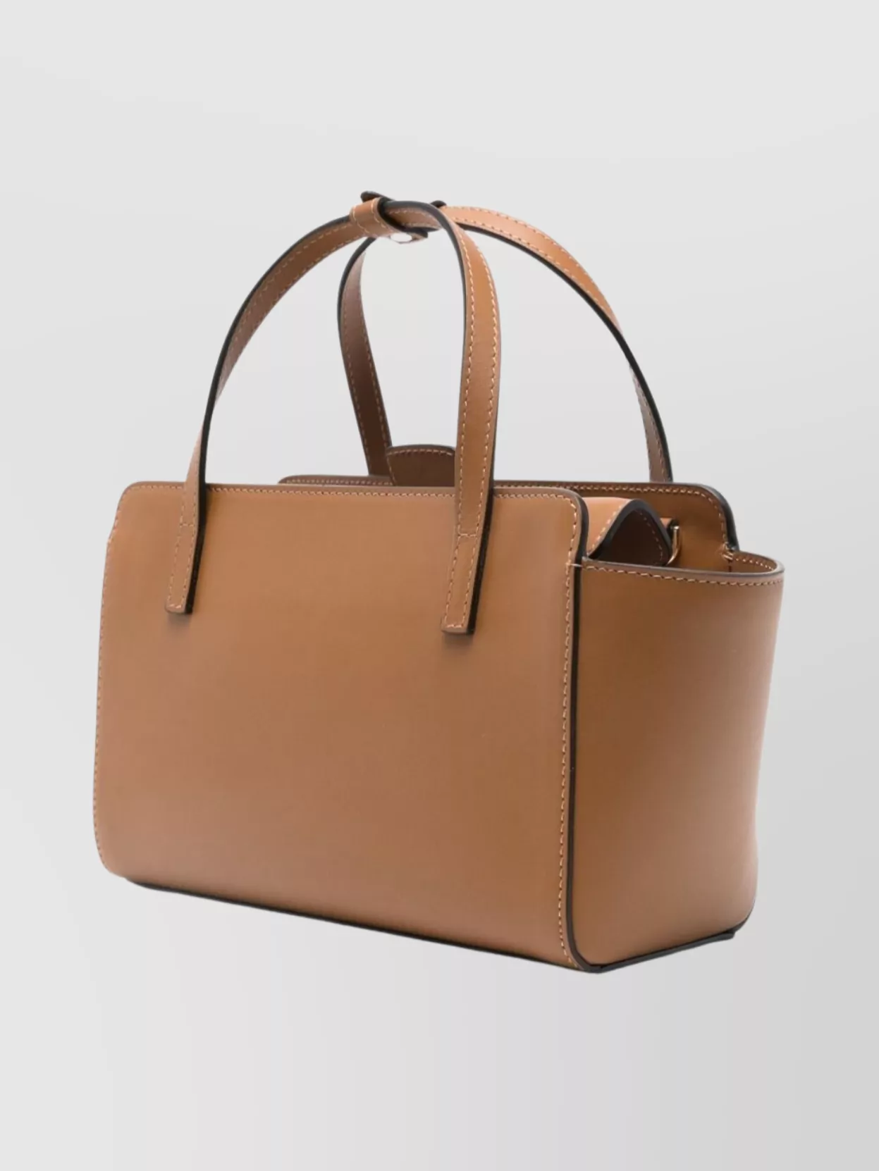Hidesins Small Leather Tote Bag Flap