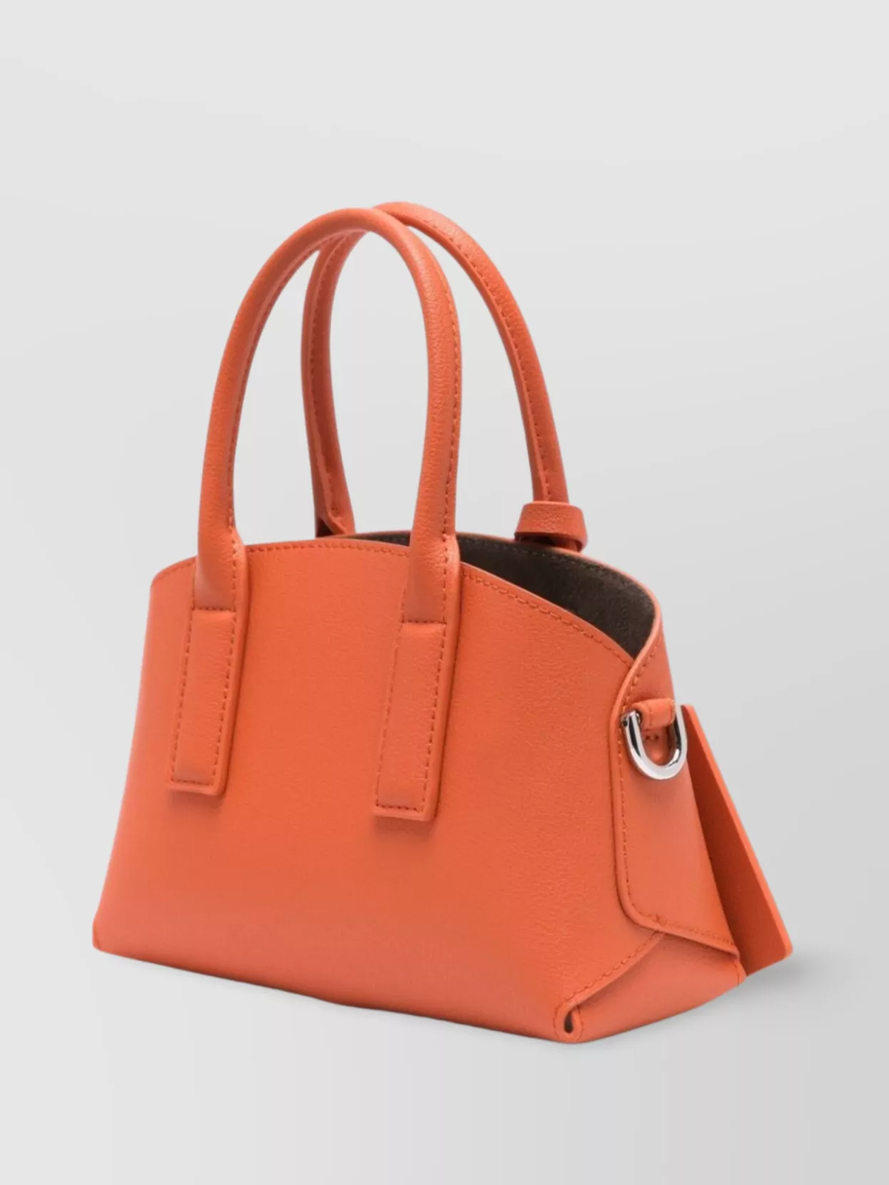 Emporio Armani Small Tote Bag In Recycled Leather