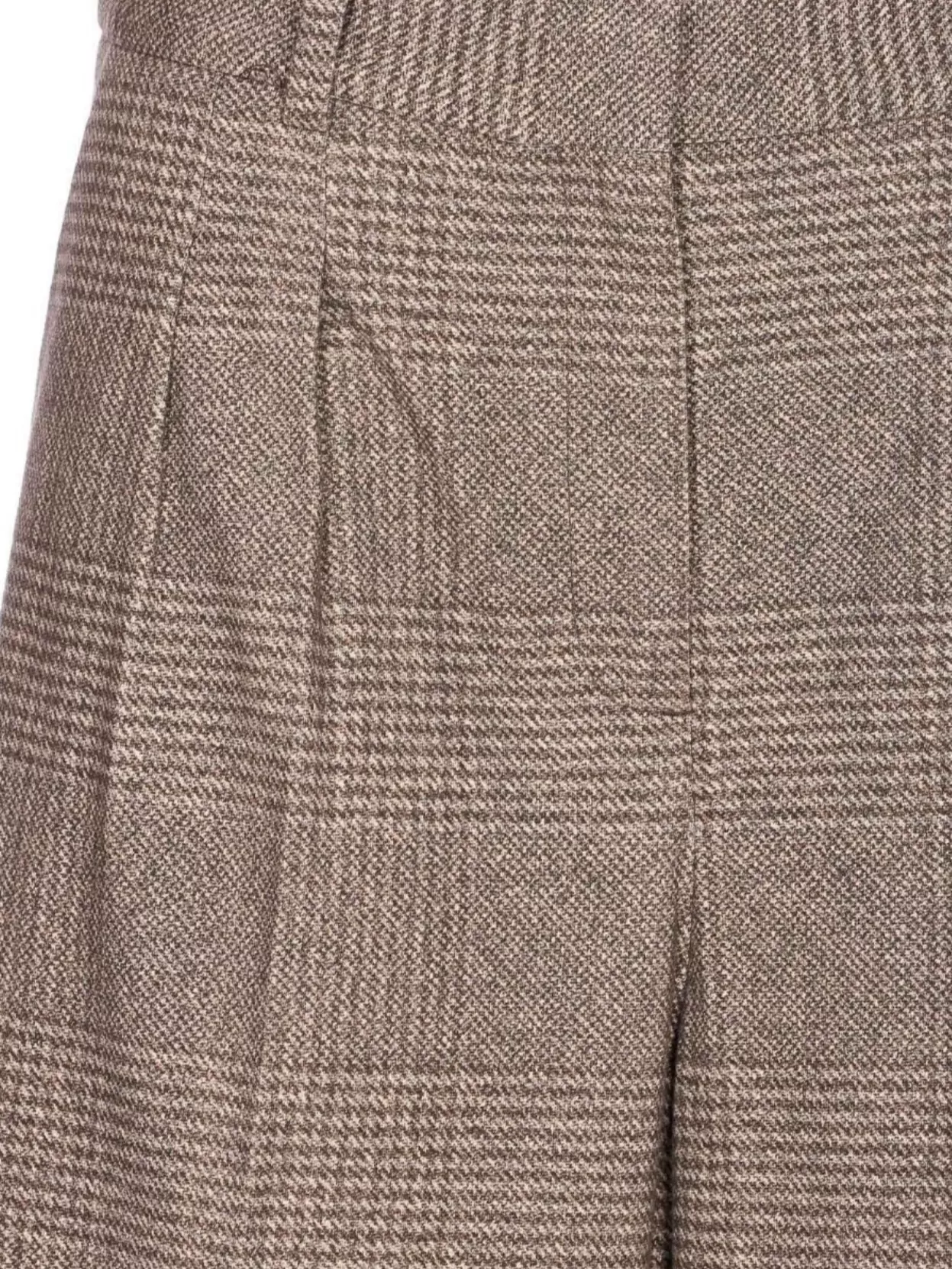 Circolo 1901 Check Wide Leg Trousers In Gray