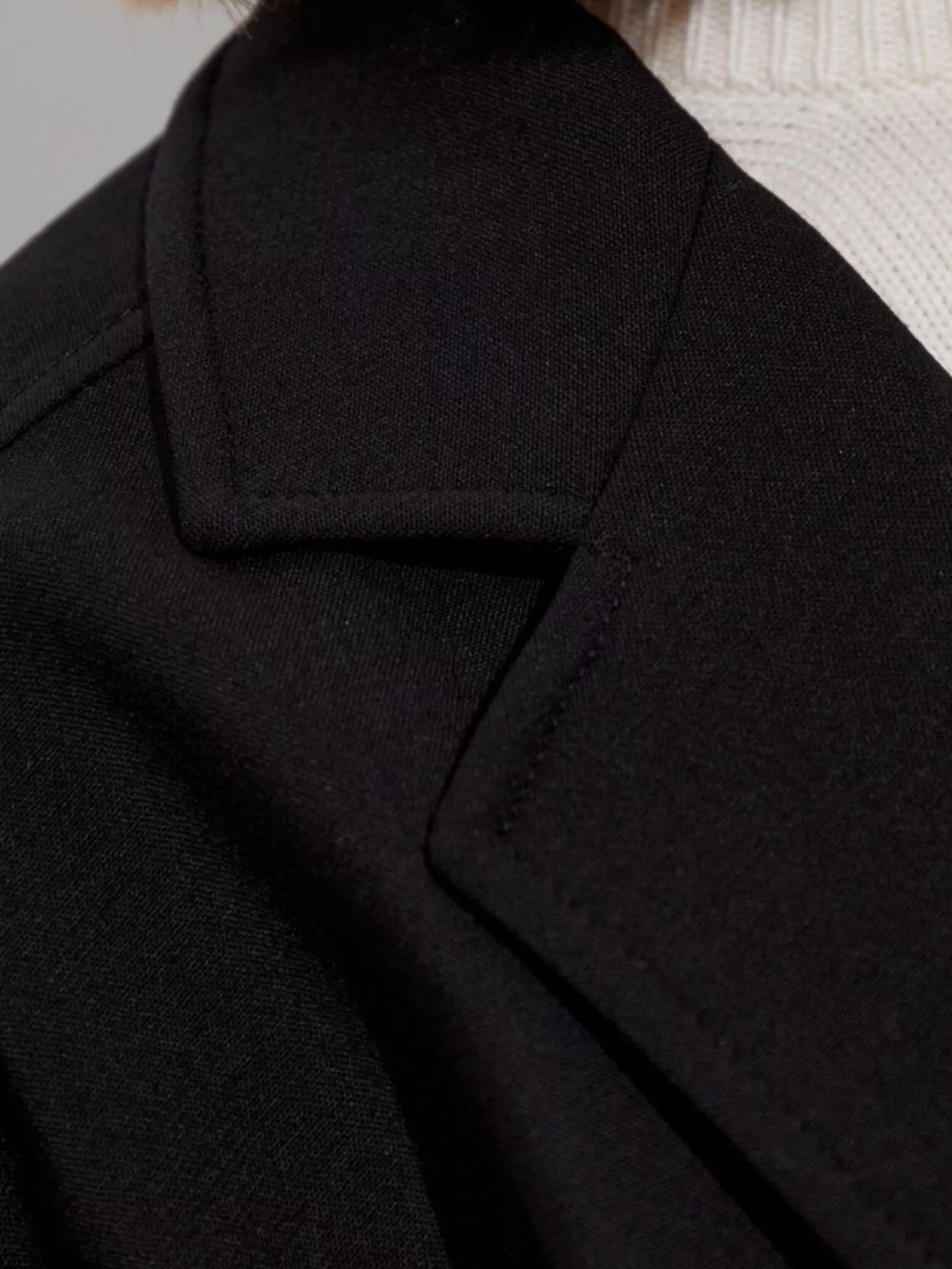 Shop Max Mara Oversized Wool Canvas Jacket