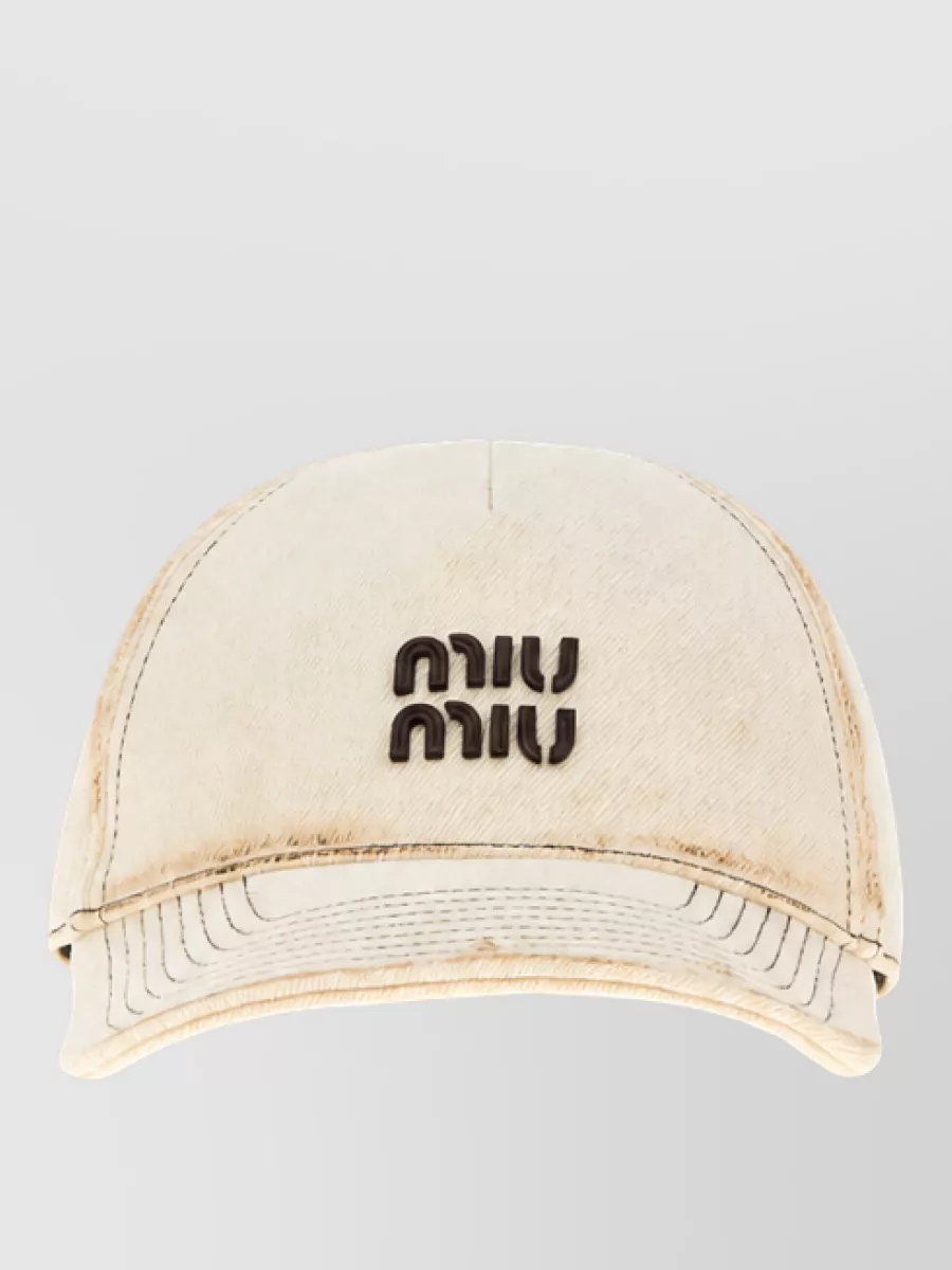 Miu Miu cotton baseball cap