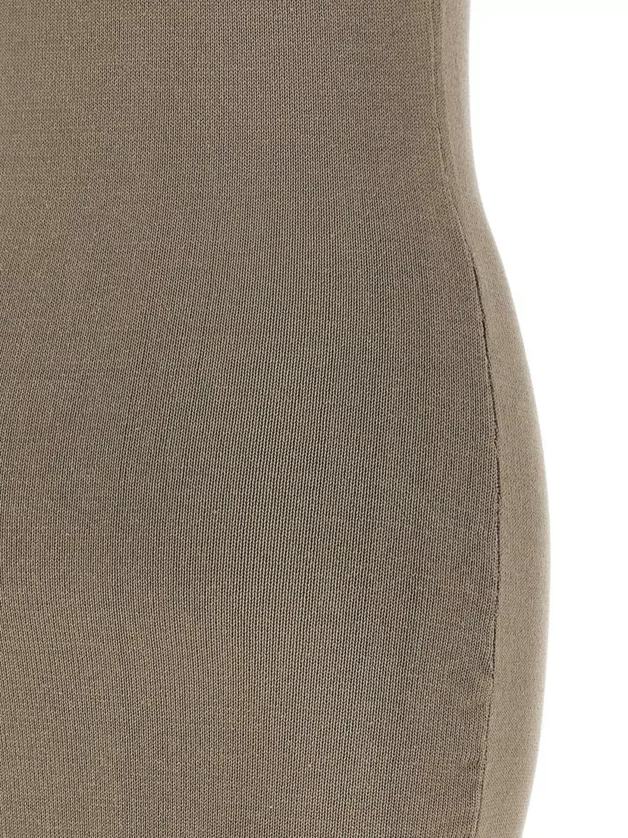 Entire Studios Cotton Ribbed Sleeveless Midi Dress