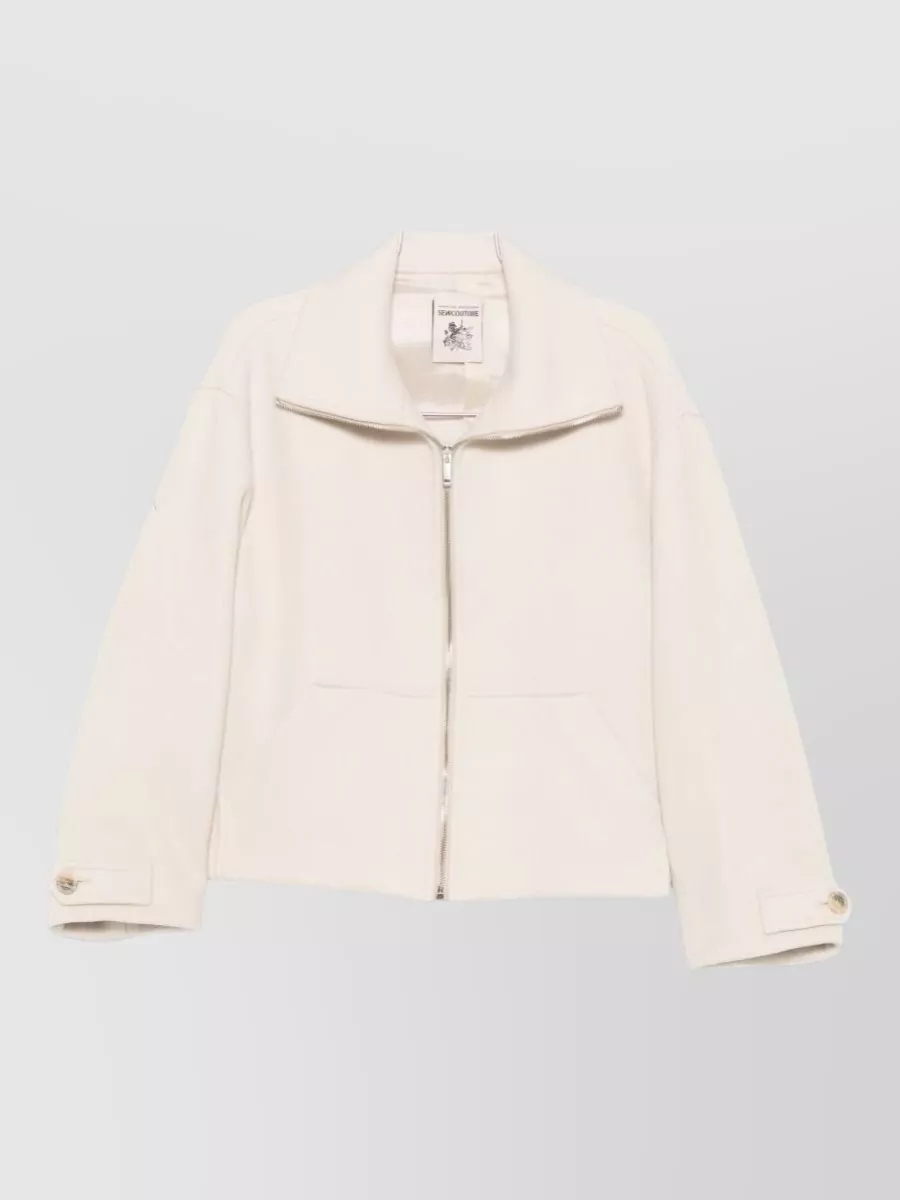 Semicouture virgin wool fitted jacket