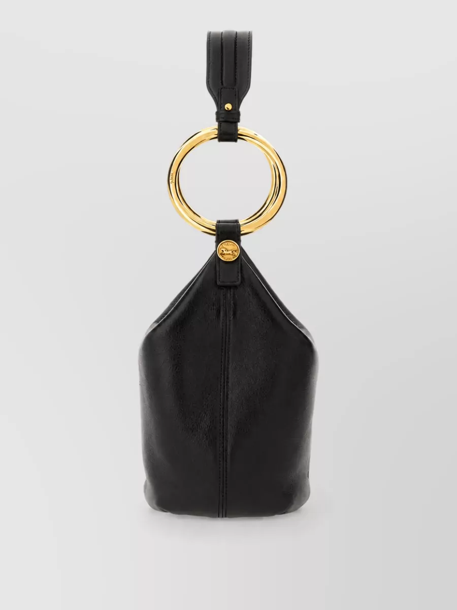Chloé Small Bracelet Bag Leather Bucket Bag