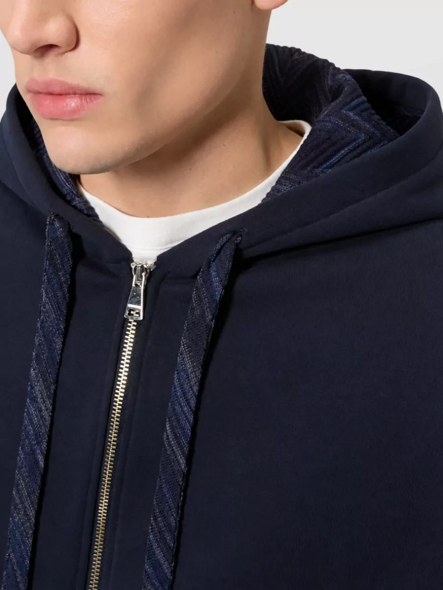 Missoni Cotton Zip-Up Hooded Jacket