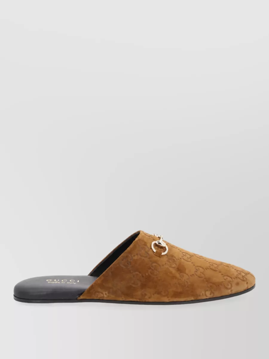 Gucci Leather Mules