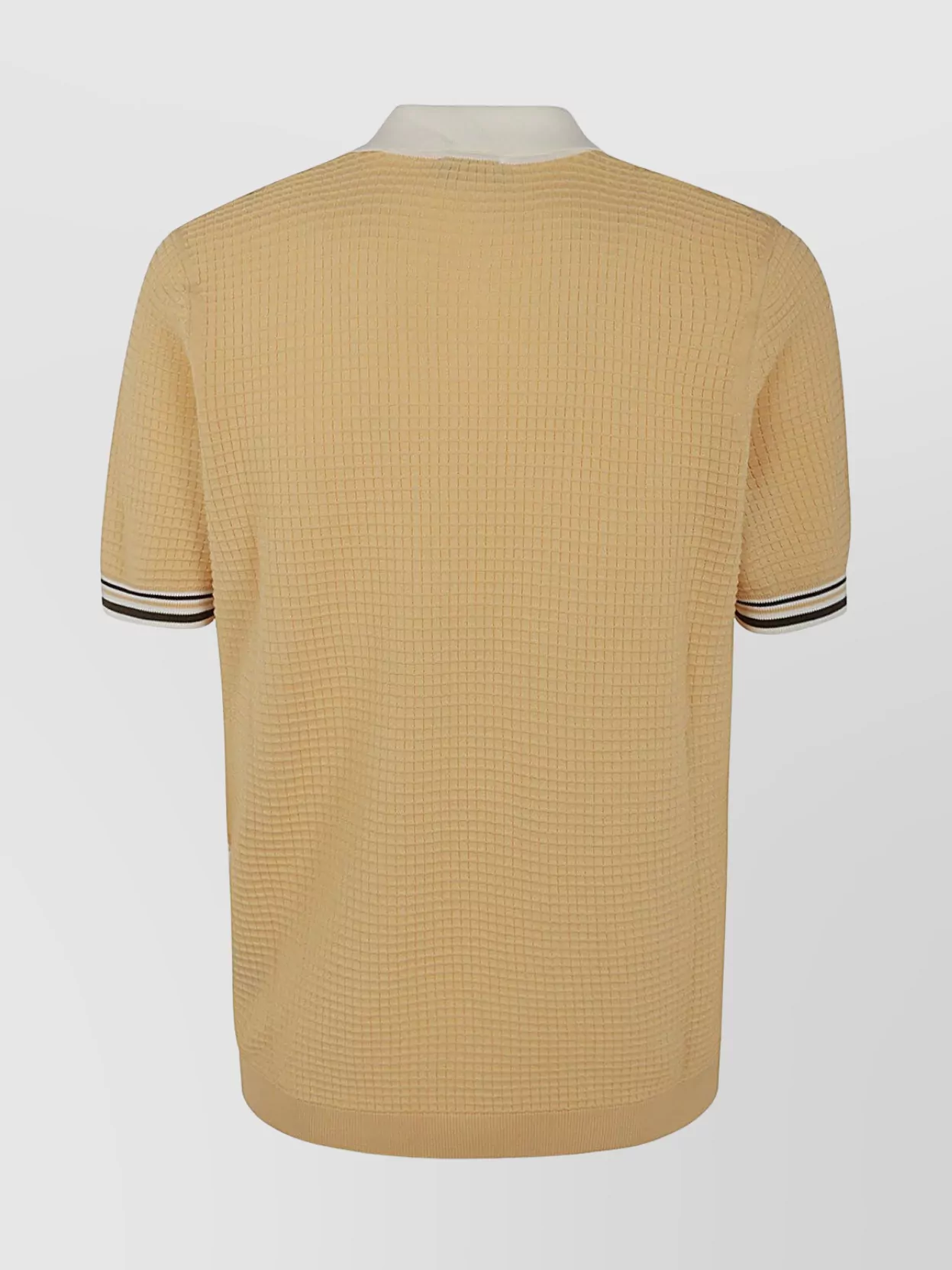 Drumohr Sweater Short Sleeve Contrast Collar
